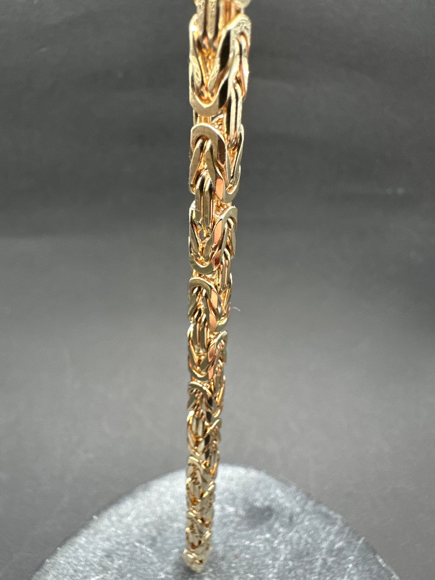 14K Gouden Massieve Koningsarmband – 4,1 mm – 22 cm