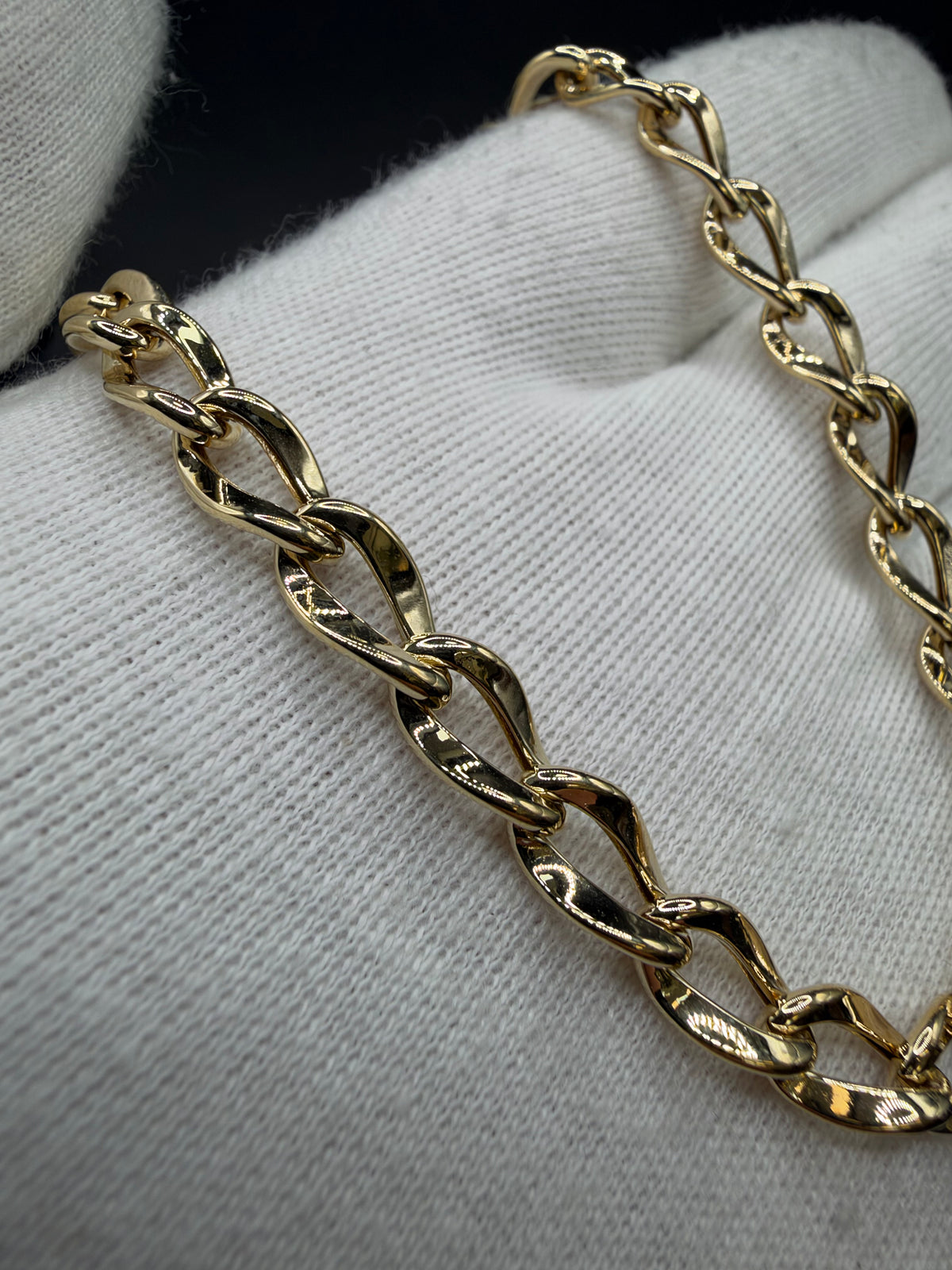 14K Gouden Armband – 19 cm – 6,4 mm