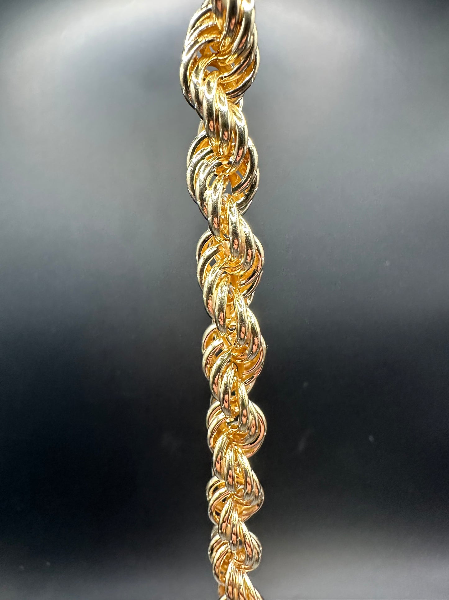 14K Gouden XL Rope Armband – 20,5 cm