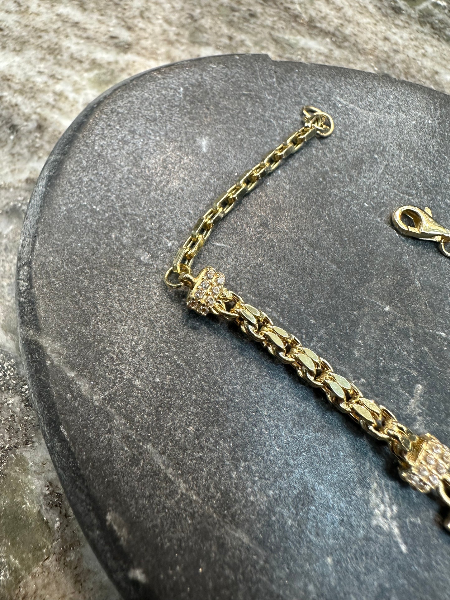 14K Gouden Fine Gold Armband