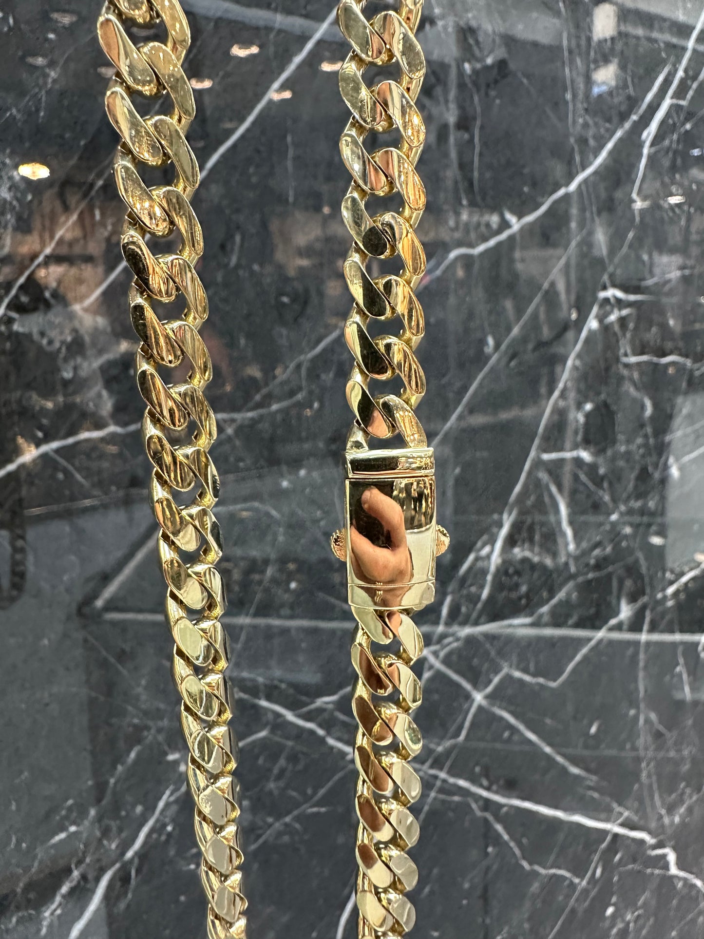 14K Gouden Cubaan Link Ketting – 70 cm