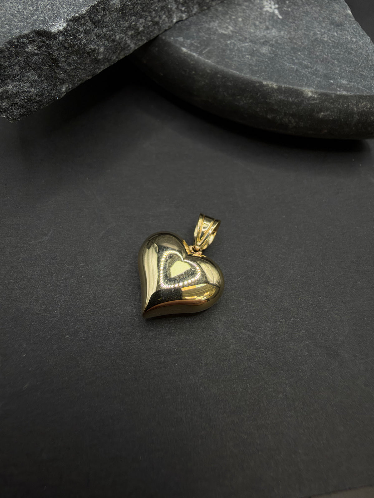 14K Gouden Hart Hanger – 14 mm
