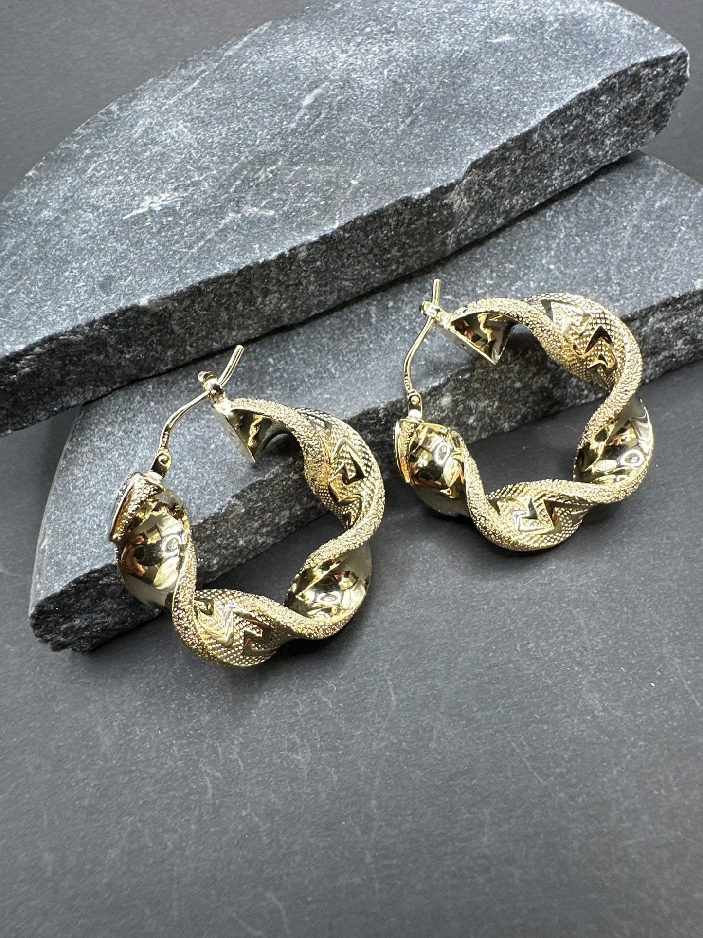 14K Gouden Wokkels – 30 mm