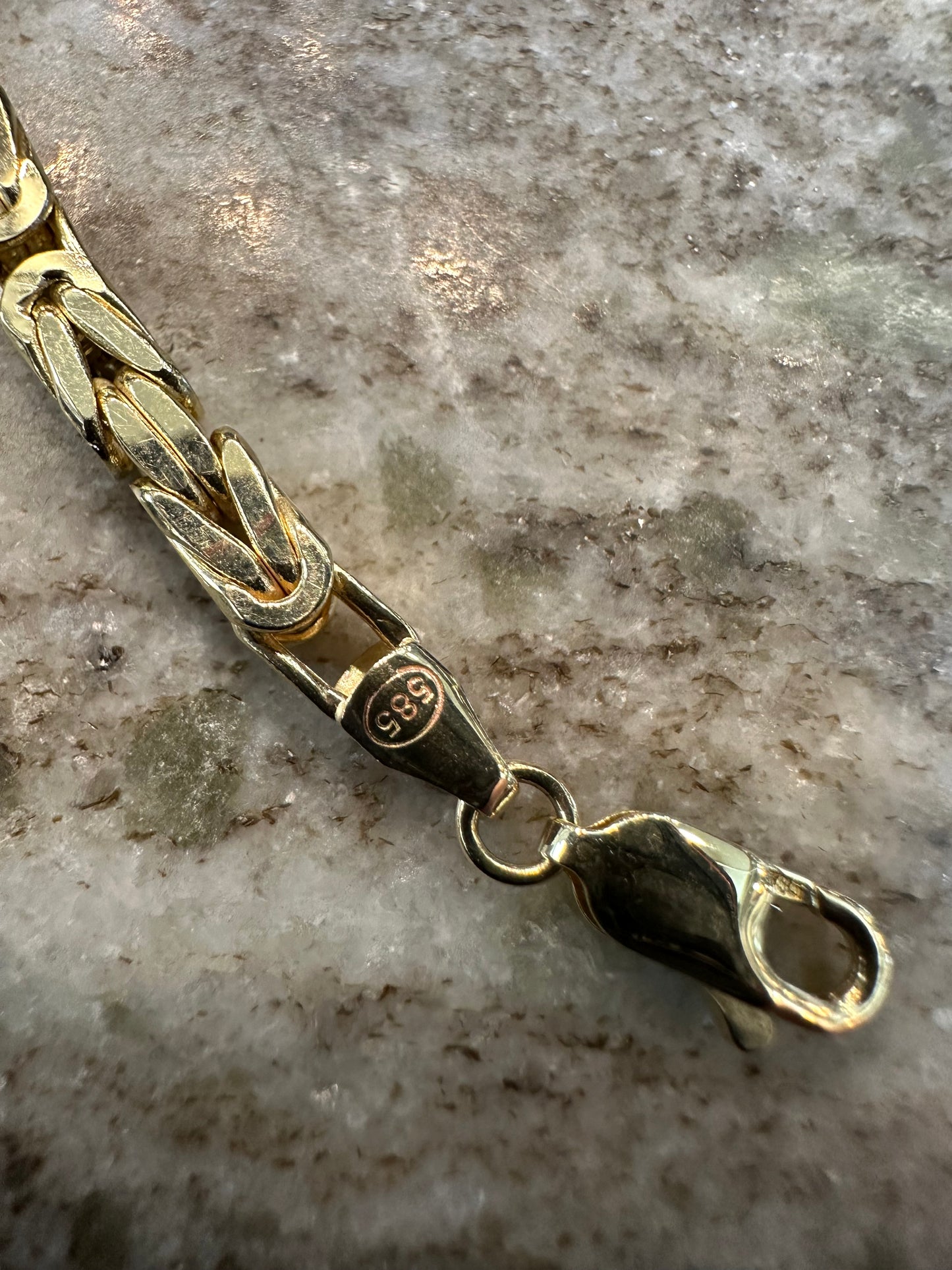 Prachtige 14K Gouden Koningsarmband – 21 cm | 4 mm | Tijdloos & Luxe