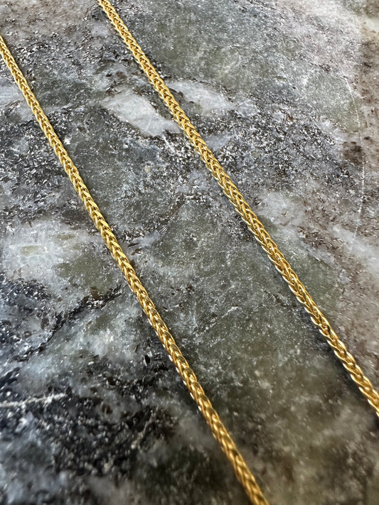 14K Gouden Vossenstaart Ketting