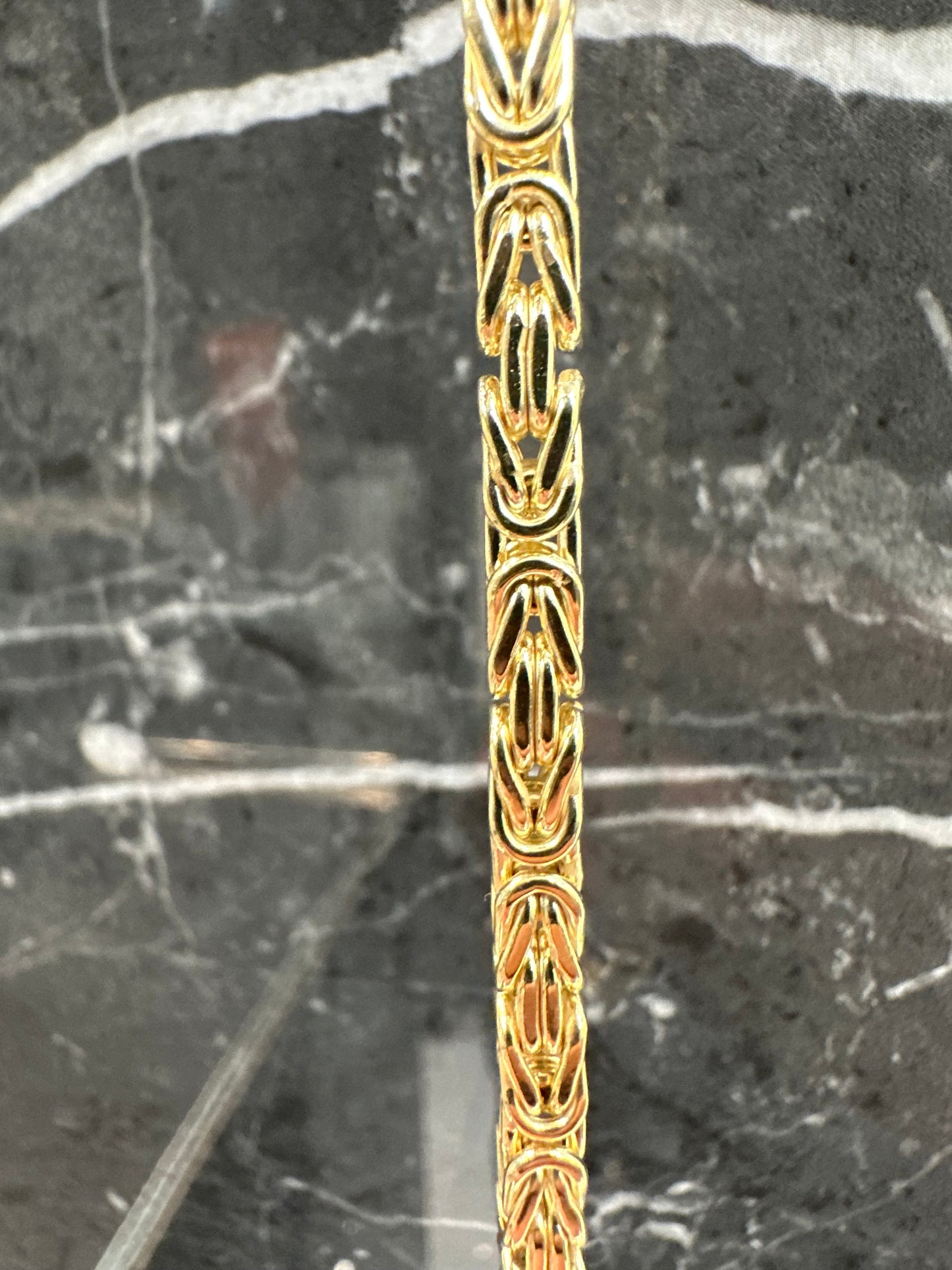 Prachtige 14K Gouden Koningsketting – 55 cm | 4 mm | Luxe & Krachtig