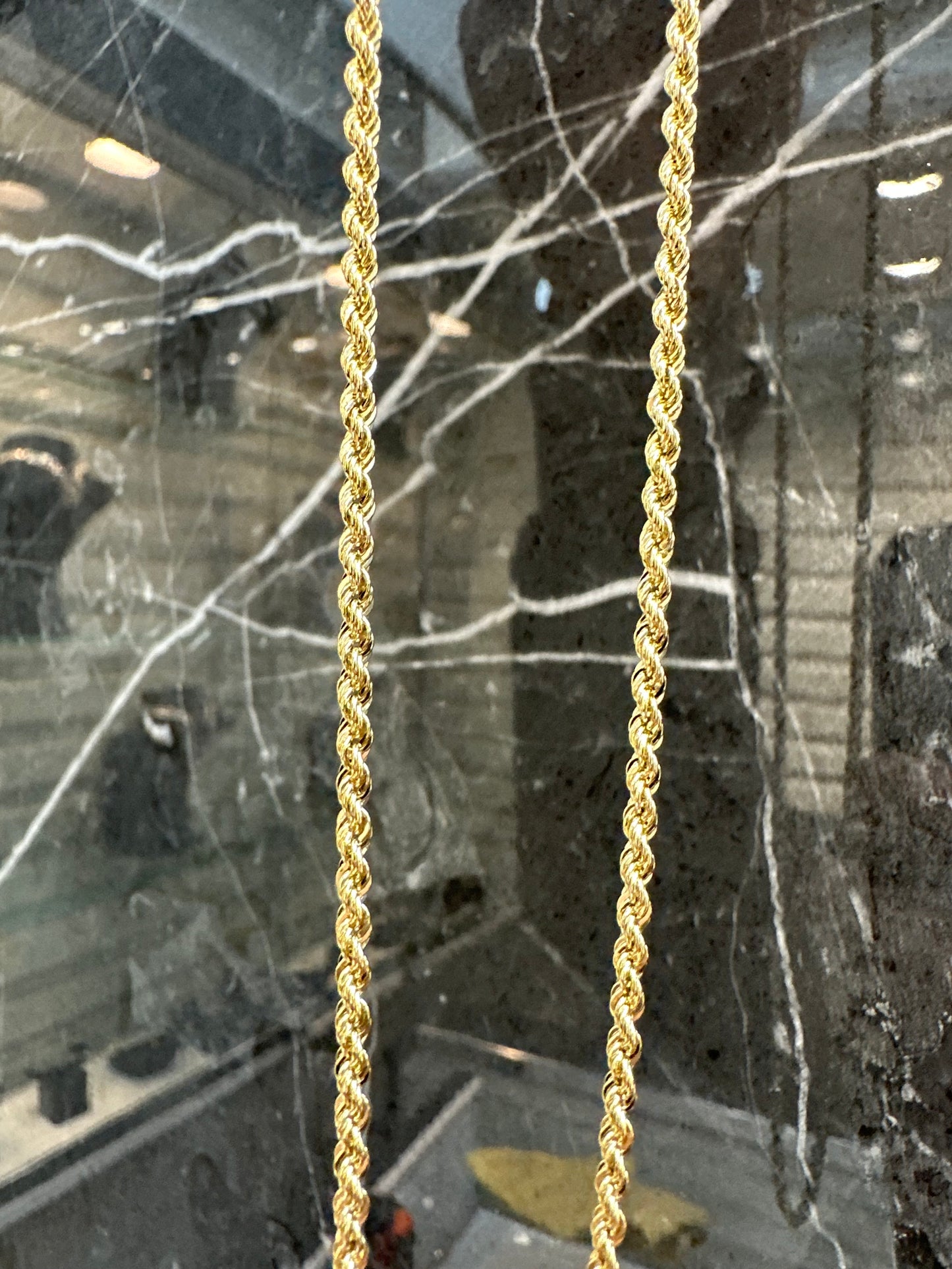 Prachtige 14K Gouden Rope Chain – 65 cm | 2,6 mm | Tijdloos & Luxe