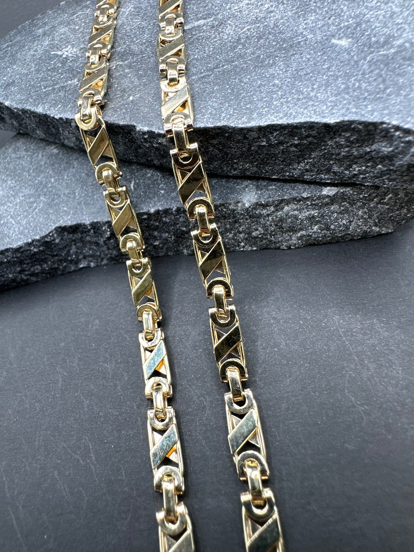 14K Gouden Valentino Ketting – 70 cm – 5 mm