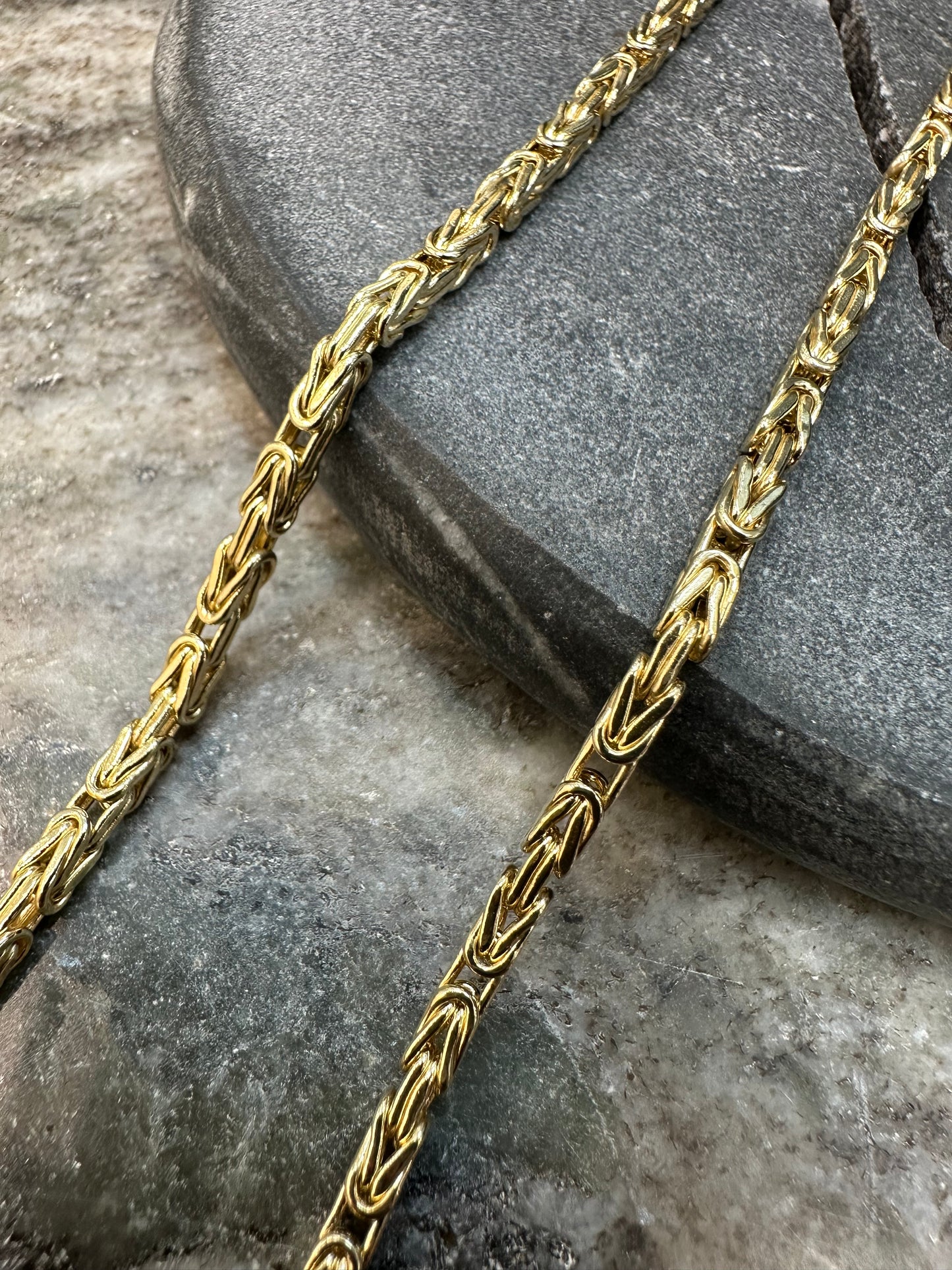 Prachtige 14K Gouden Klassieke Koningsketting | 3 mm | Tijdloos & Elegant