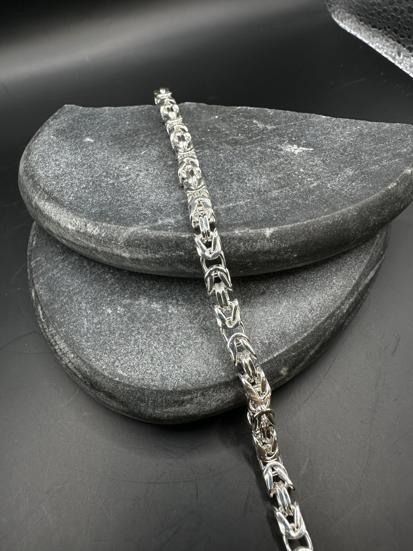 925 Zilveren Koningsarmband – 21 cm – Massief