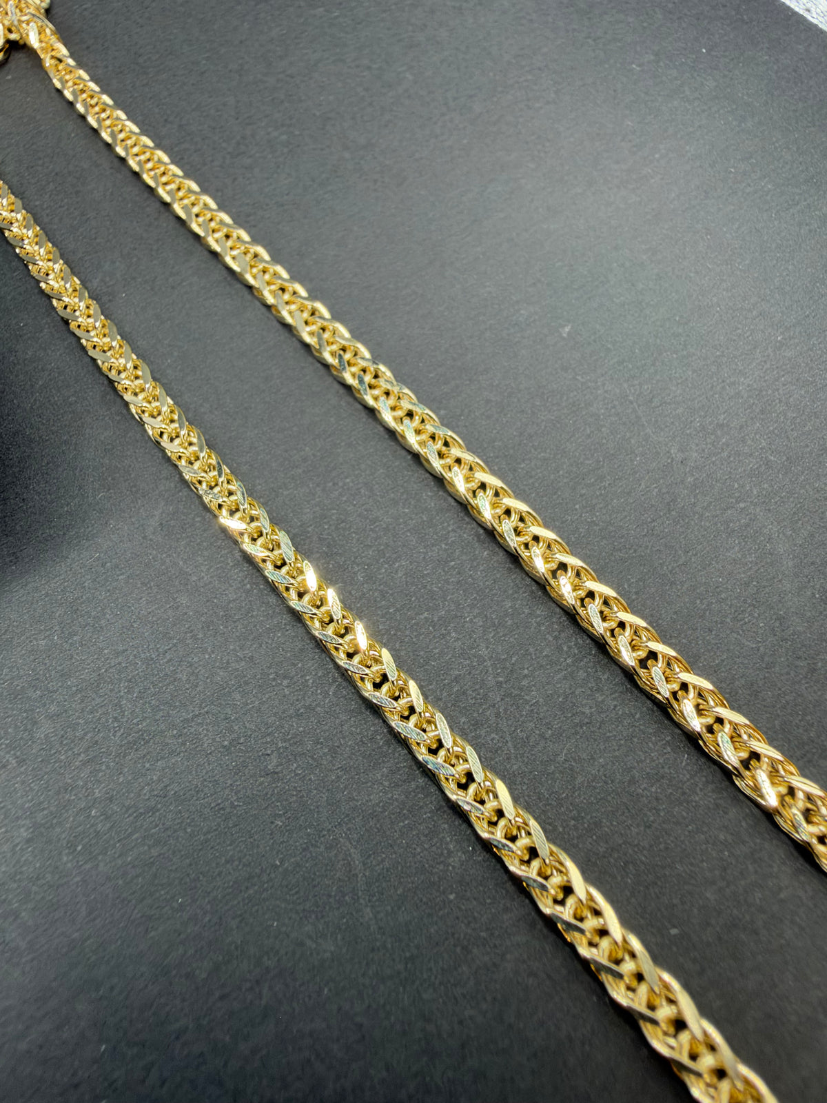 14K Gouden Vossenstaart Ketting – 3 mm