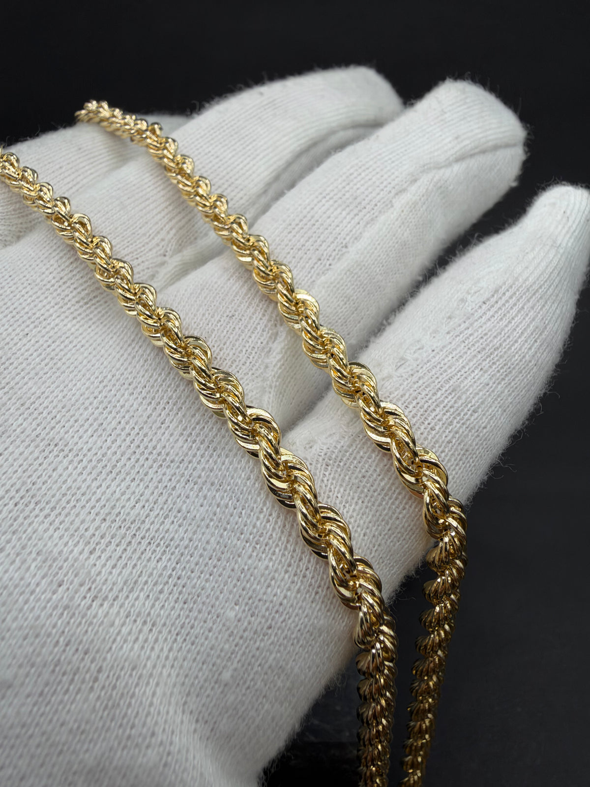 14K Gouden Rope Chain – 4 mm – Nederlands Goud
