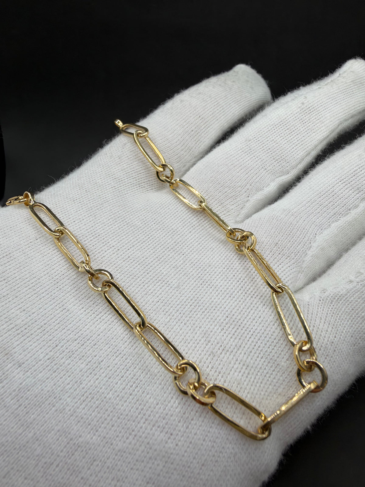 14K Gouden Schakelarmband – 19 cm – 5 mm