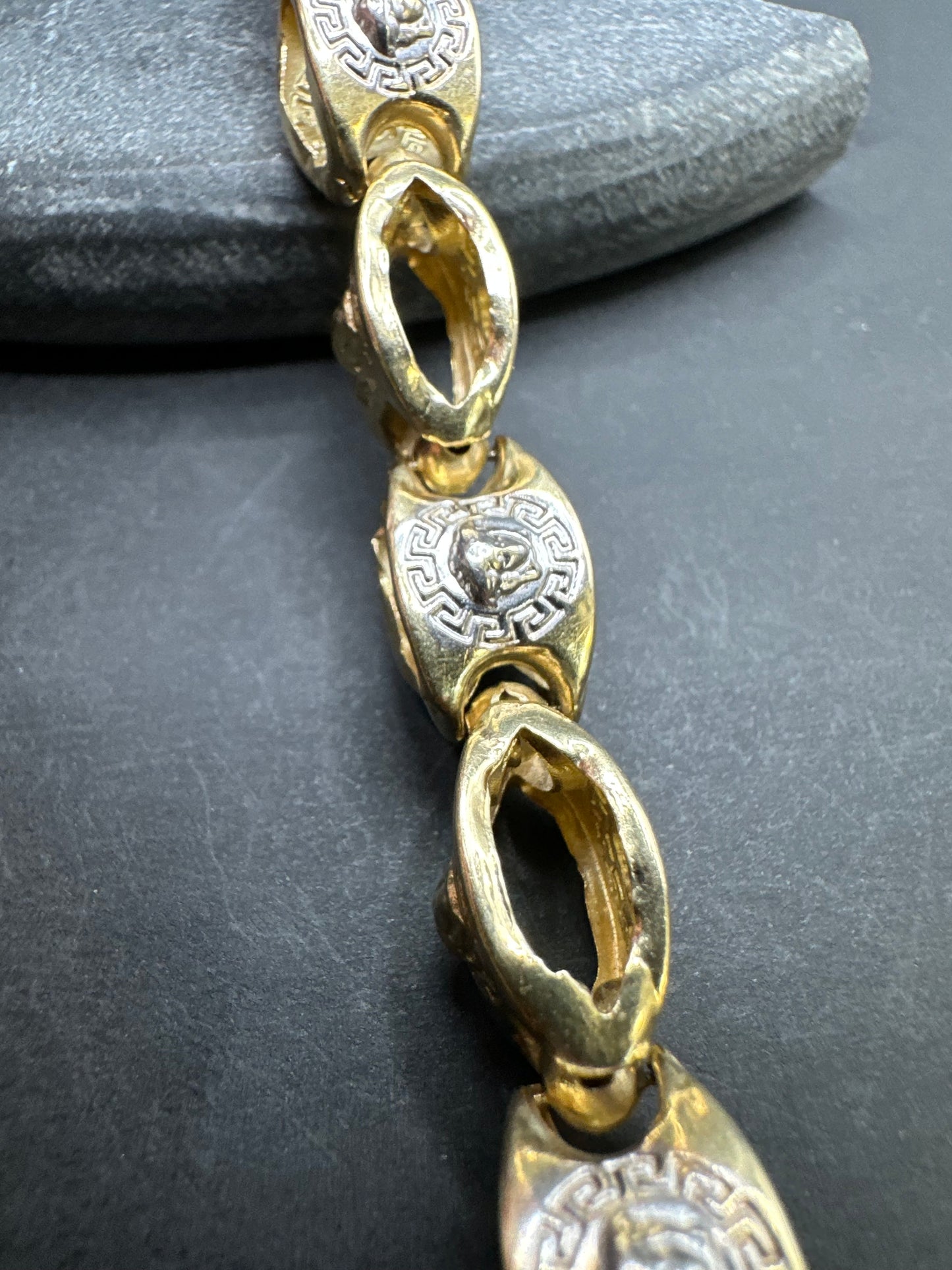 14K Gouden Medusa Ketting – 65 cm