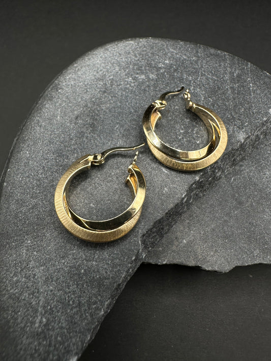 14K Gouden Oorbellen – 20 mm