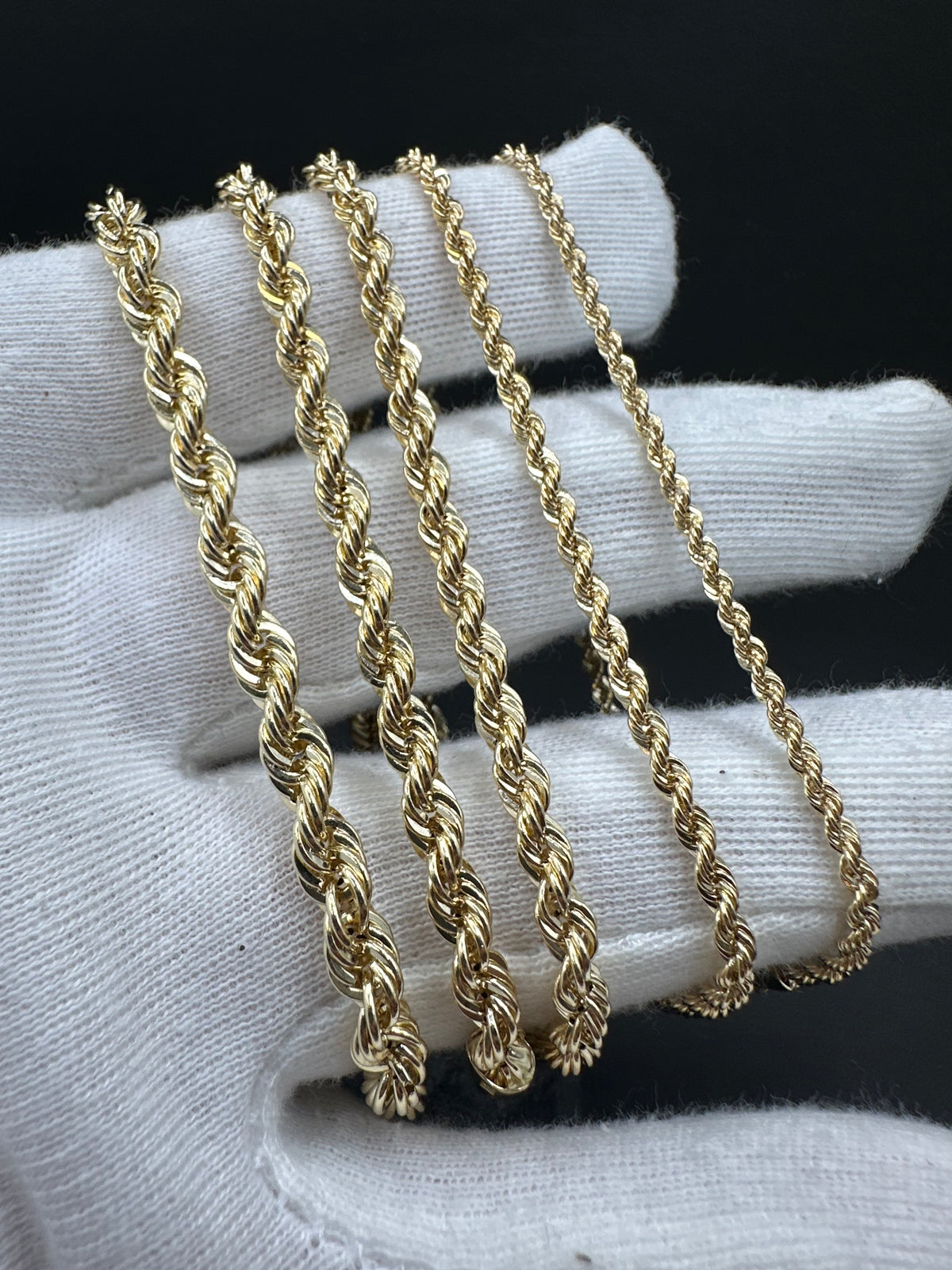 14K Gouden Rope Armbanden – Diverse Maten