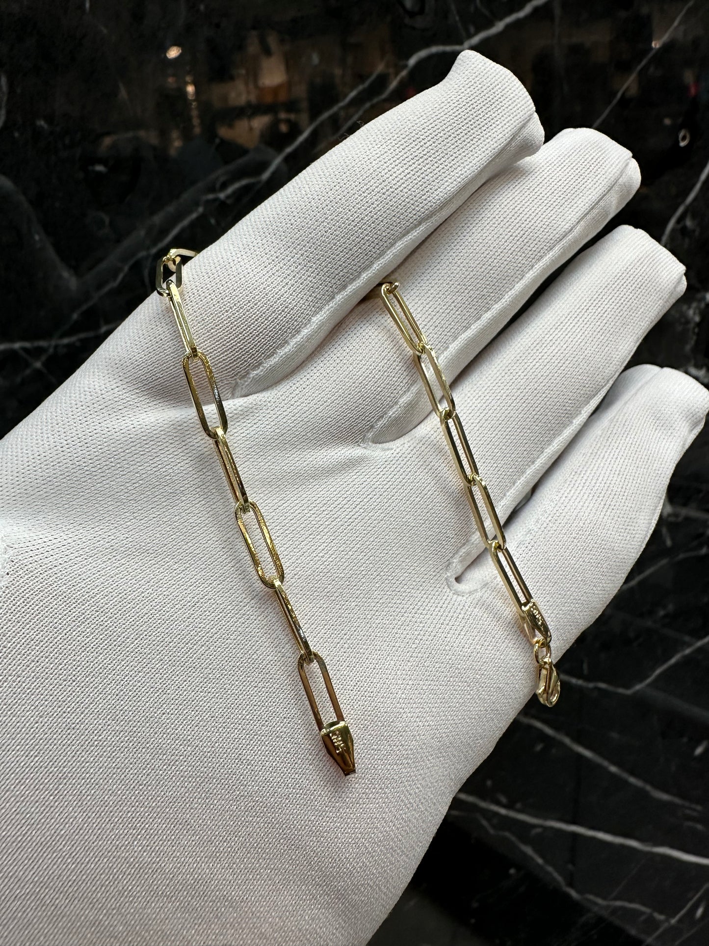 Prachtige 14K Gouden Papierclip Armband – 3,1 mm | Meerdere Lengtes | Unisex & Tijdloos