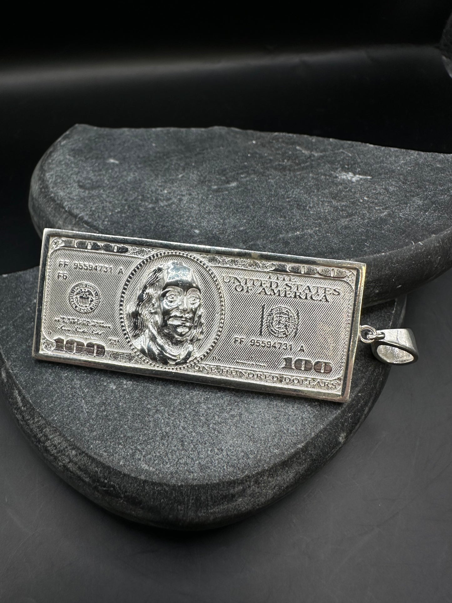 925 Zilveren 100$ Hanger