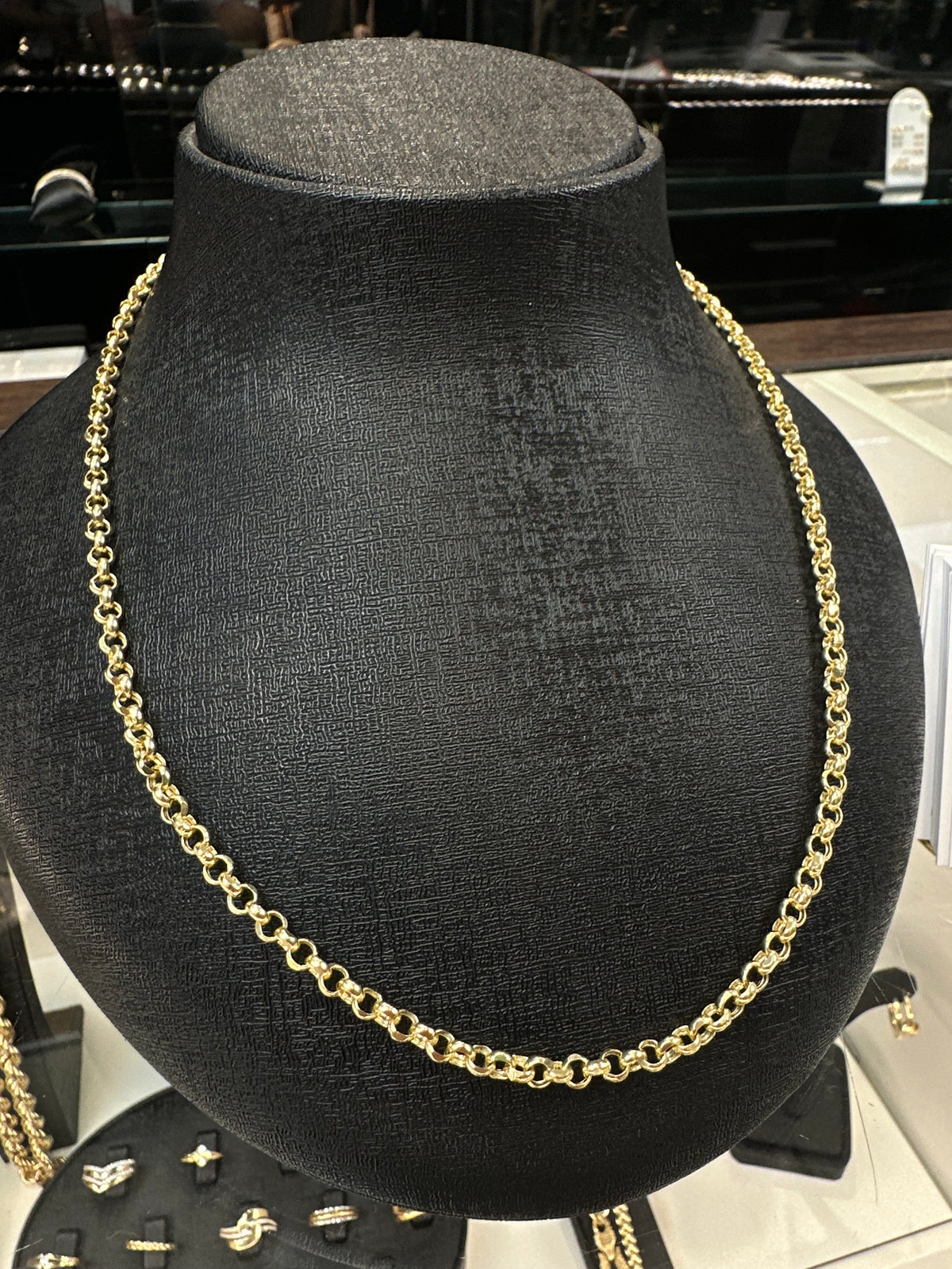 14K Gouden Jasseron Ketting – 50 cm | 3,8 mm