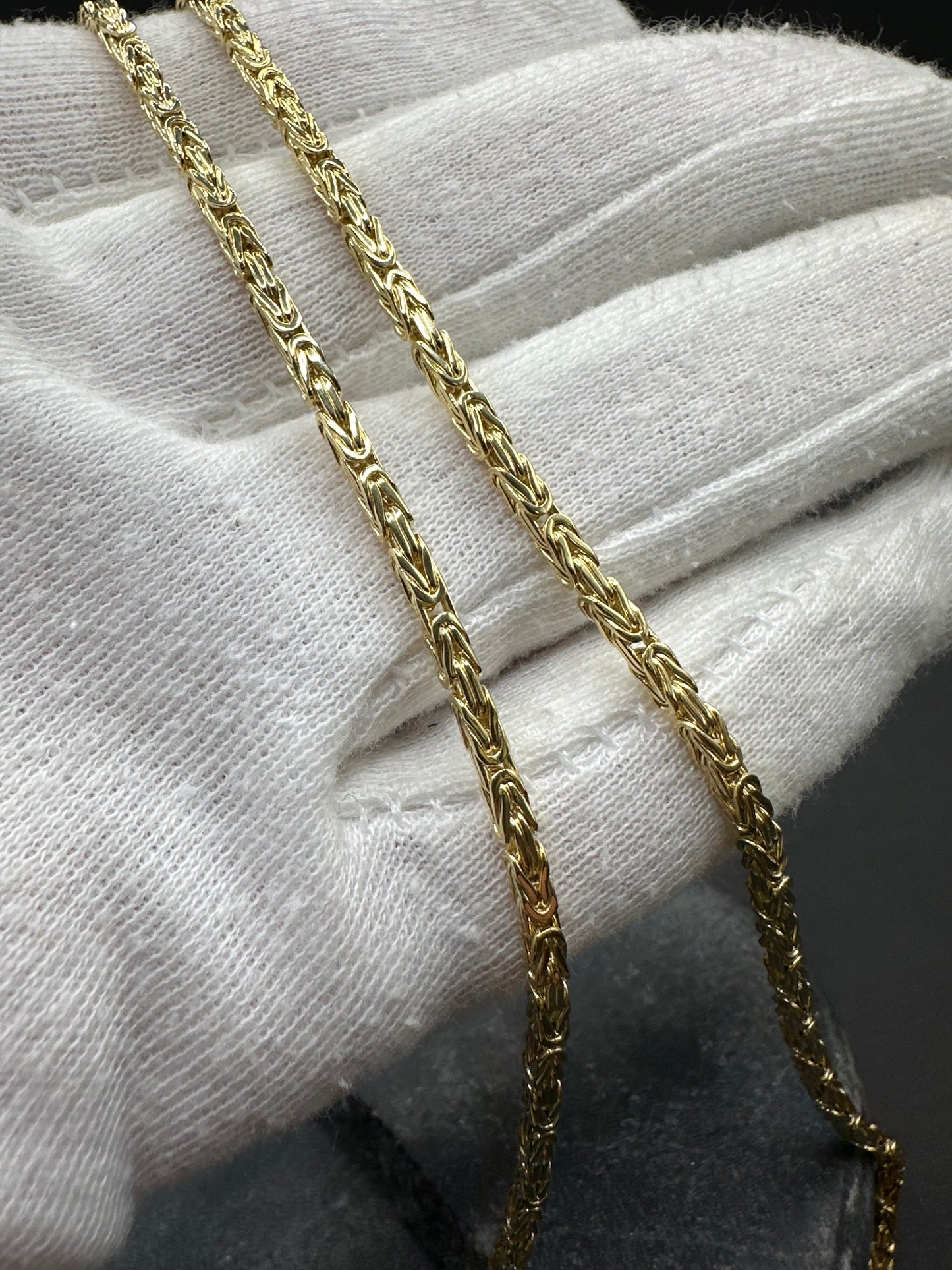 14K Gouden Massieve Koningsketting – 2,2 mm – 70 cm