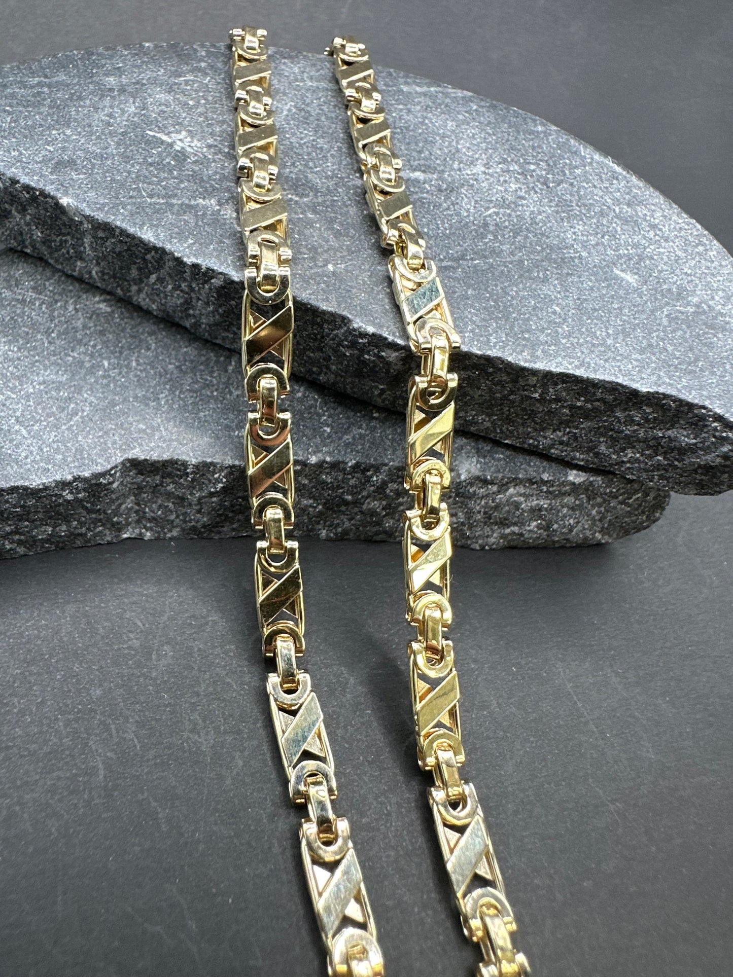 14K Gouden Valentino Ketting – 70 cm – 5 mm