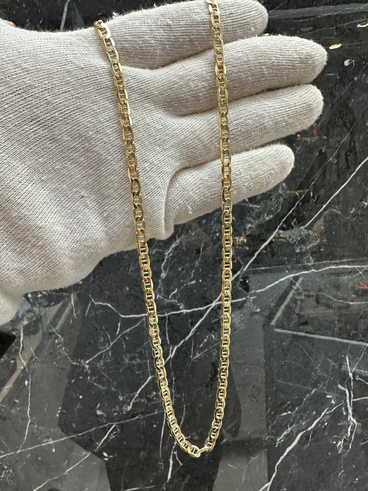 14K Gouden Anker Ketting – 61 cm
