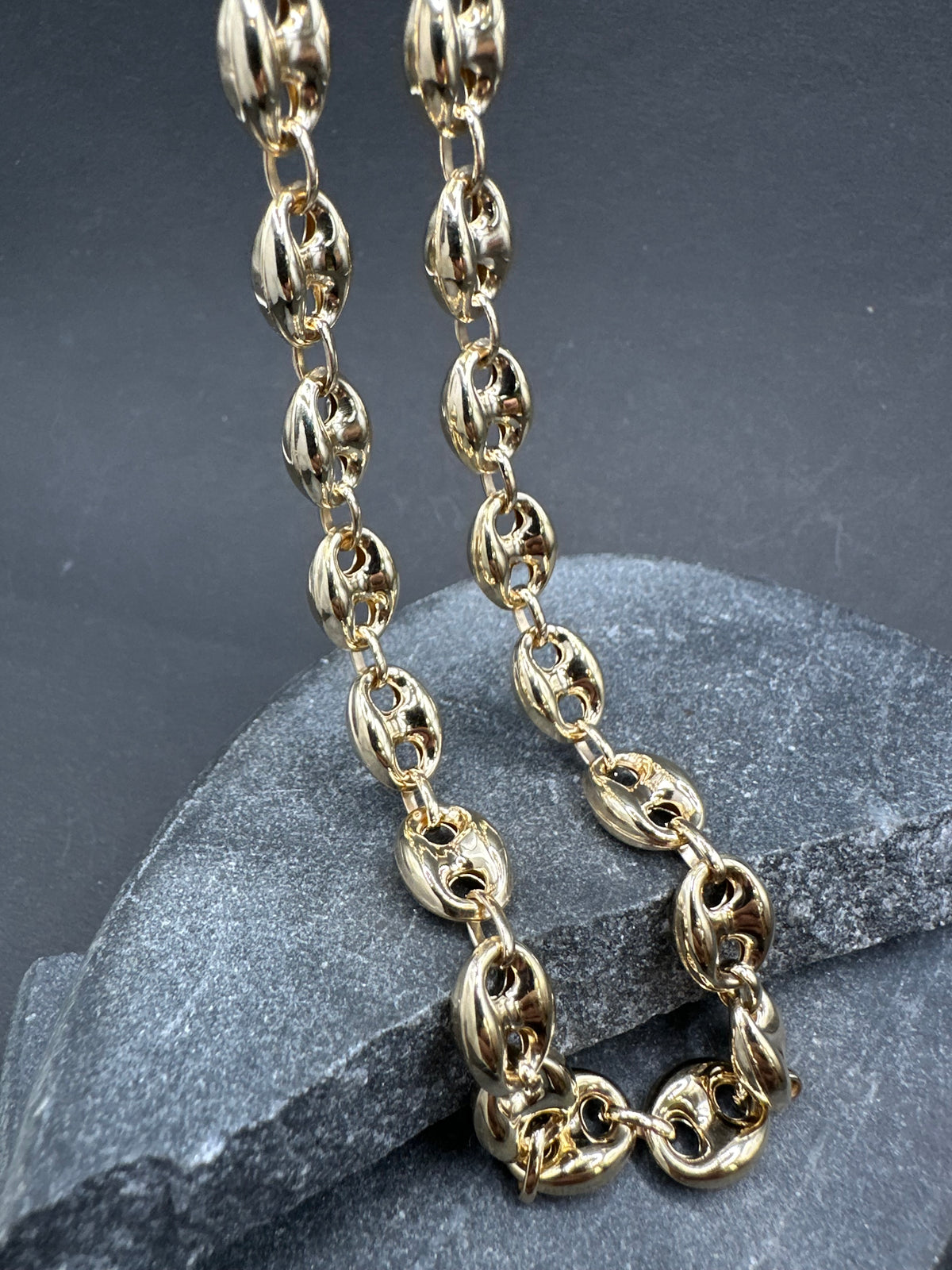 14K Gouden Koffiebonen Ketting