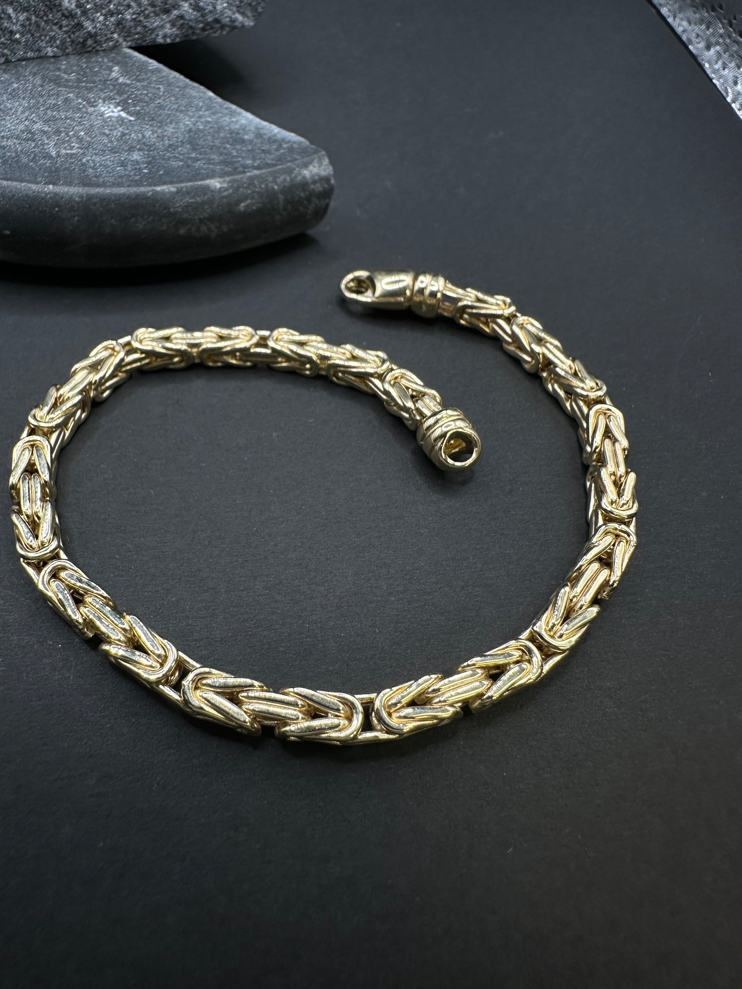 14K Gouden Klassieke Koningsarmband – 4,1 mm – 21 cm