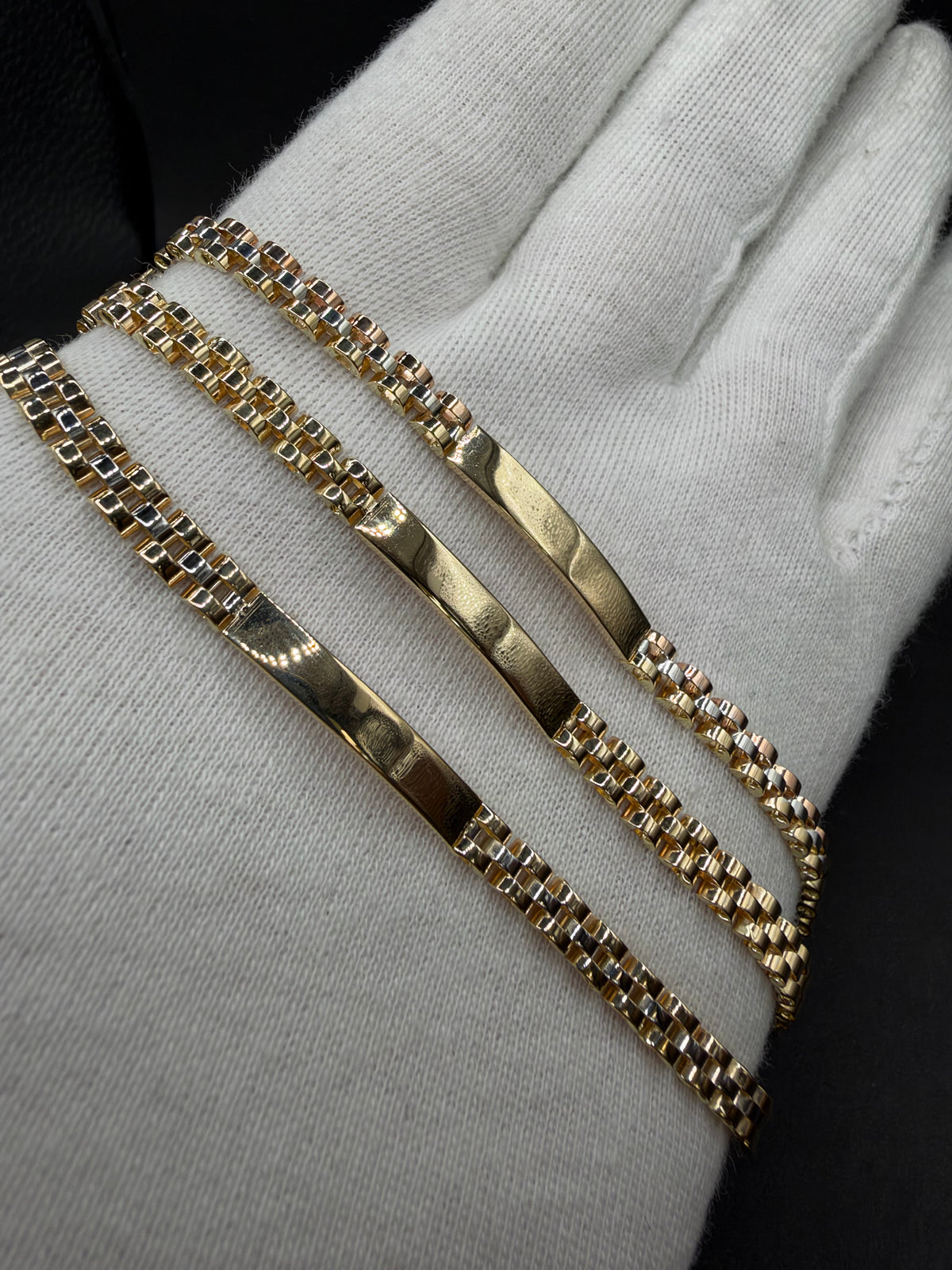 14K Gouden Kinder Presidentarmband – 14 cm – 4,4 mm