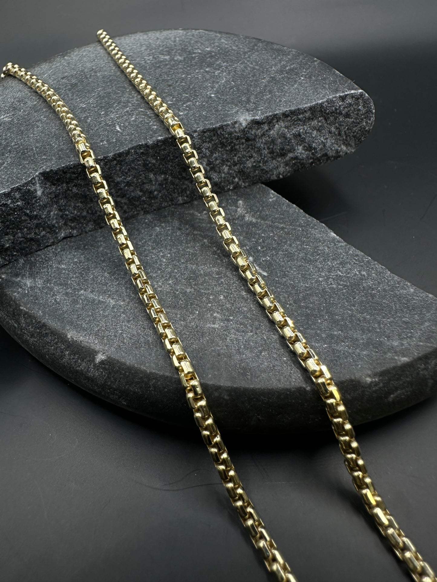 14K Gouden Box Ketting | 65 cm | 2,3 mm