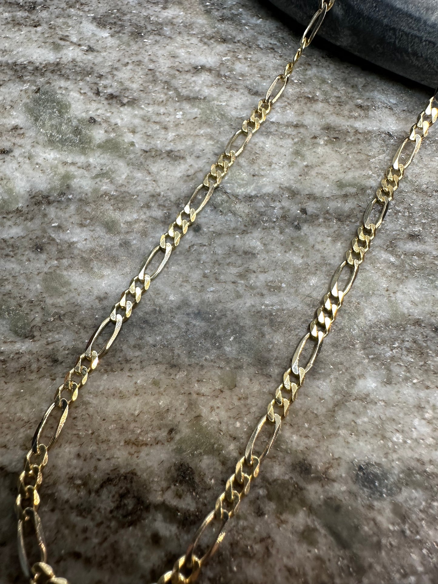 Prachtige 14K Gouden Figaro Ketting – 3,1 mm | 60 cm | Bicolor | Tijdloze Luxe