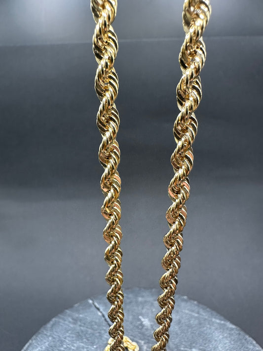 14K Gouden Rope Chain – 70 cm