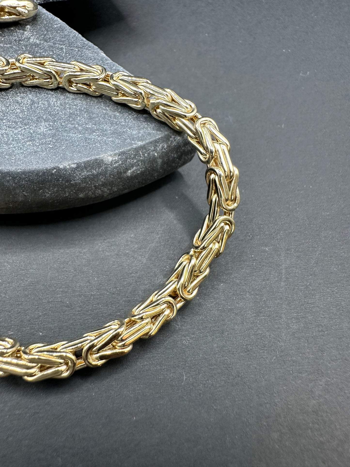 14K Gouden Klassieke Koningsarmband – 4,1 mm – 21 cm