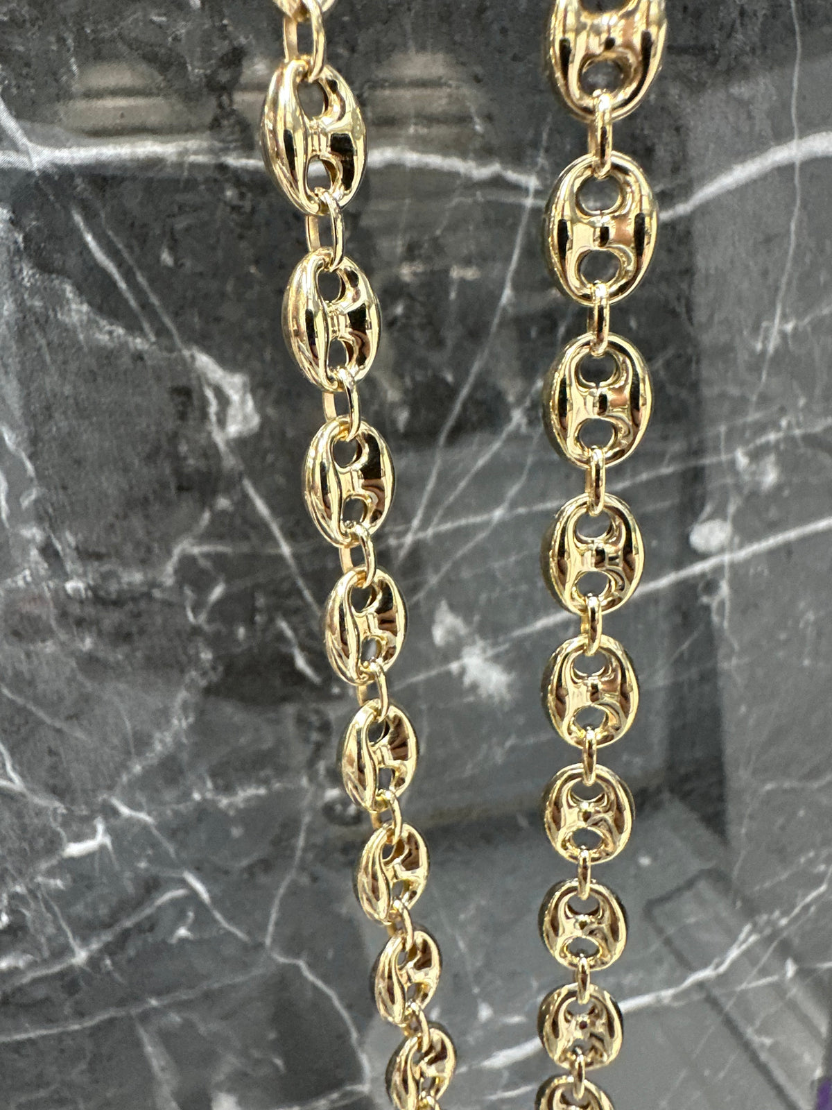 14K Gouden Koffiebonen Ketting