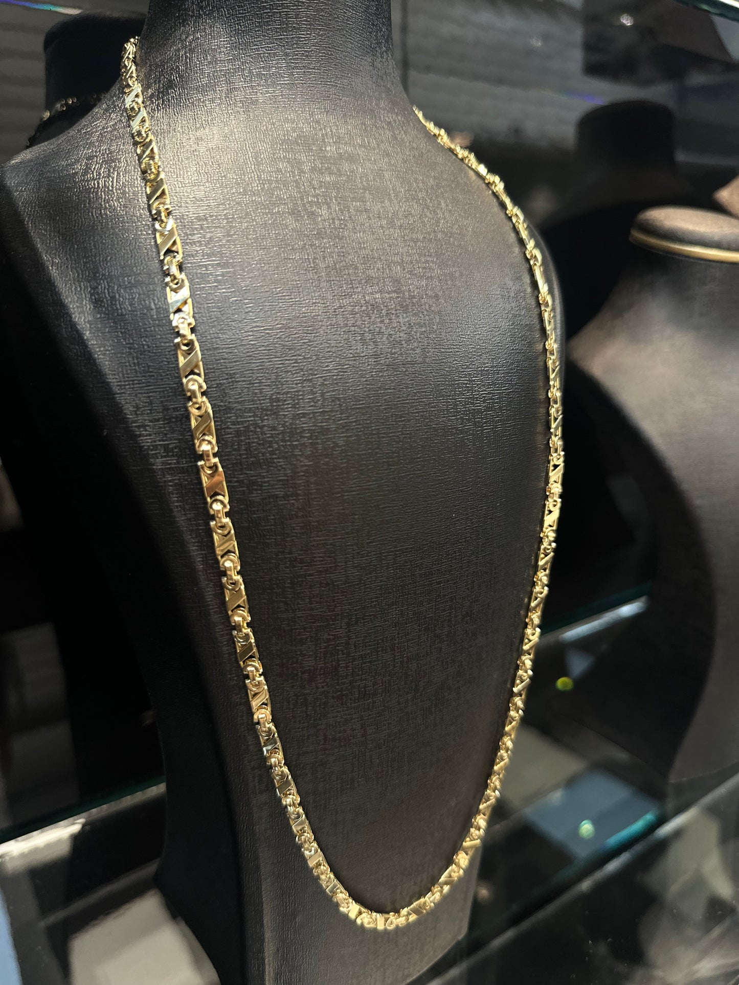 14K Gouden Valentino Ketting – 70 cm – 5 mm