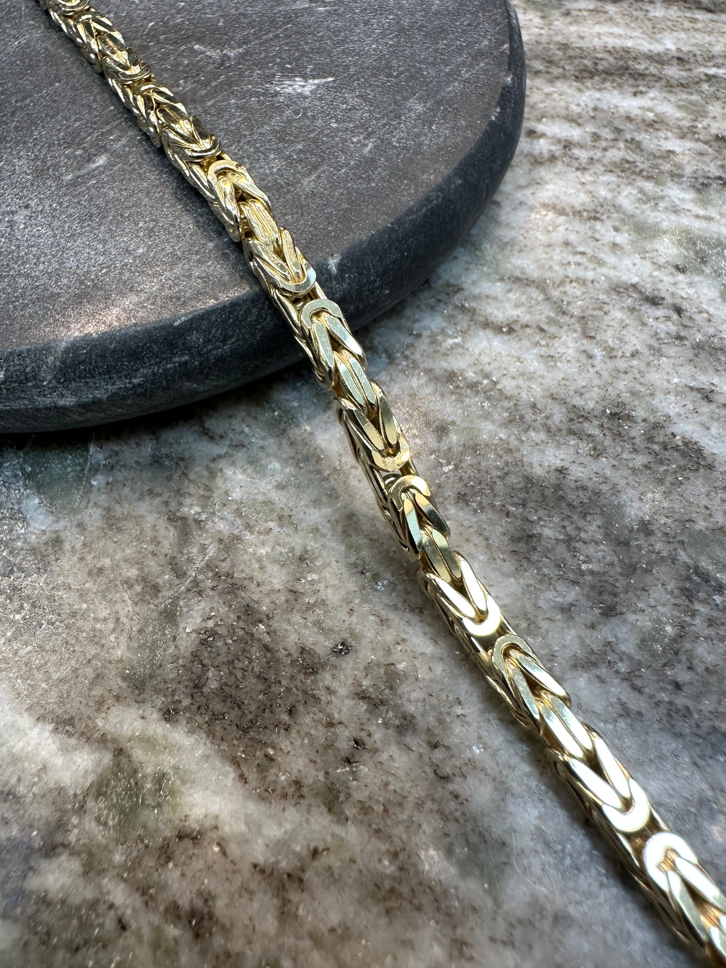 Prachtige 14K Gouden Koningsarmband – 21 cm | 4 mm | Tijdloos & Luxe