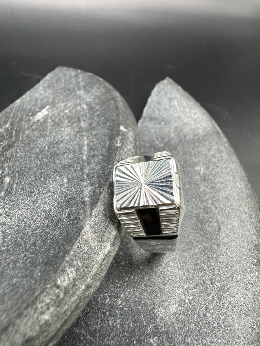 925 Zilveren Rollie Zegelring