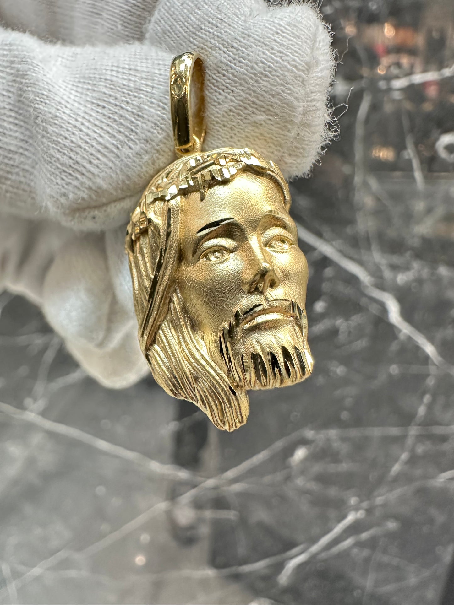 18K Gouden Jesus Piece