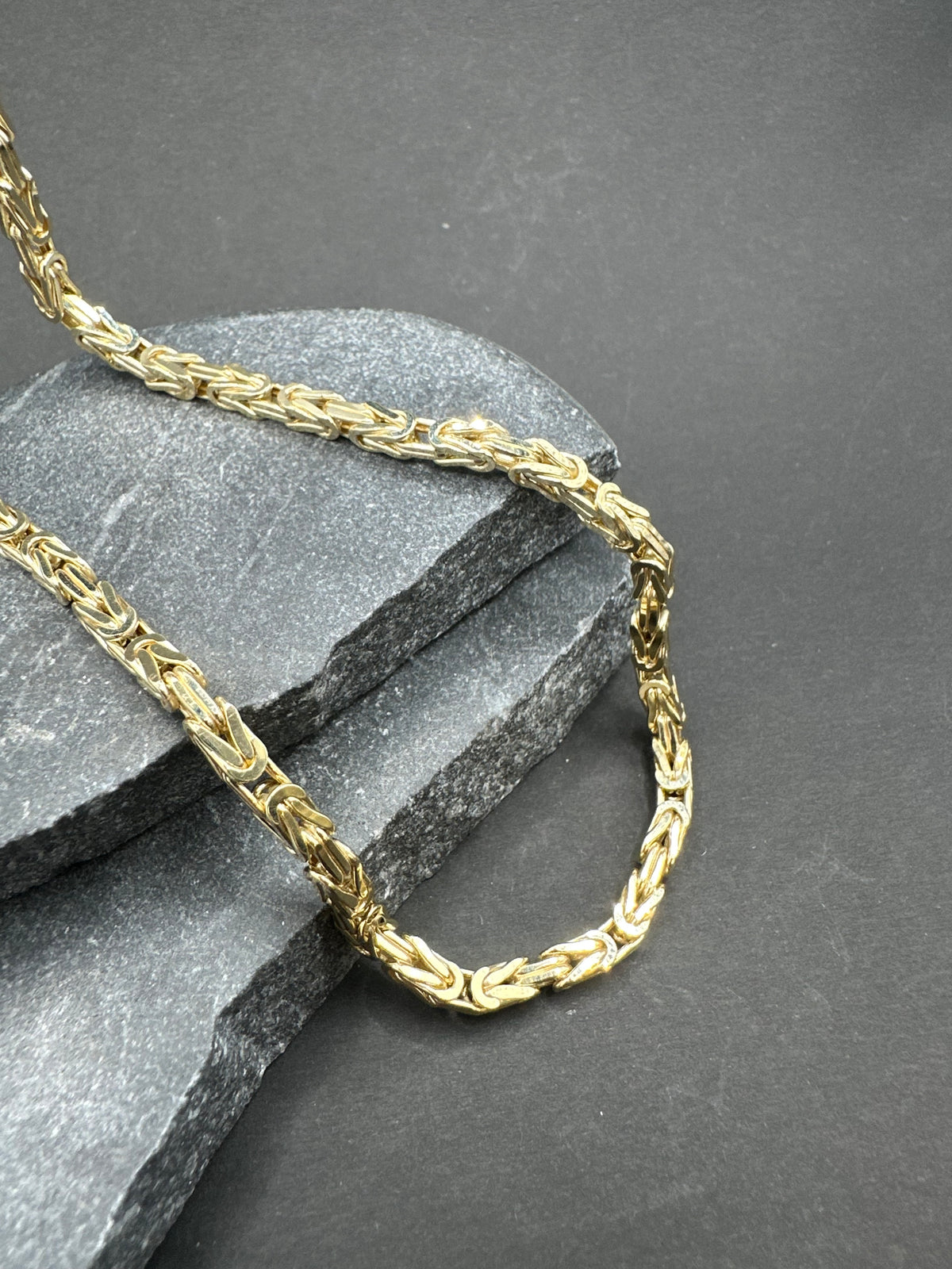 14K Gouden Byzantijnse Koningsketting – 3,5 mm