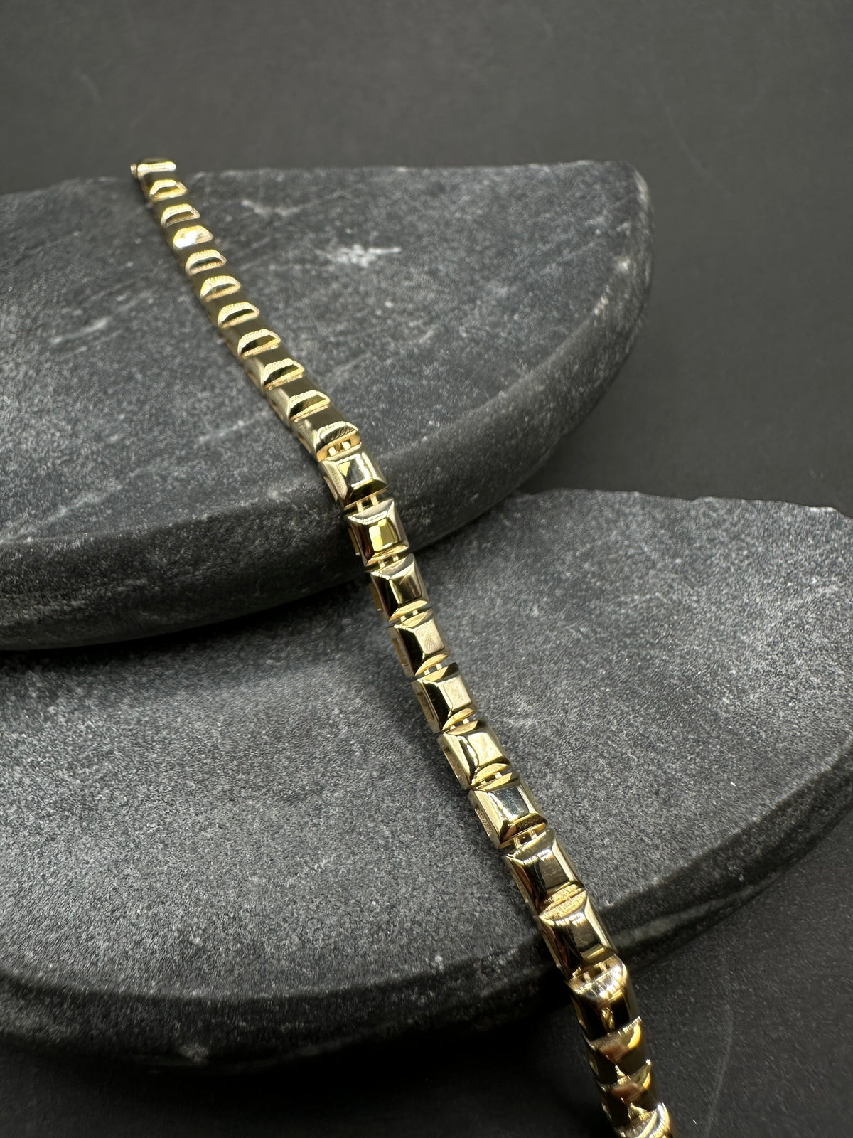 14K Gouden Flexibele Armband 3,8 mm – 19 cm