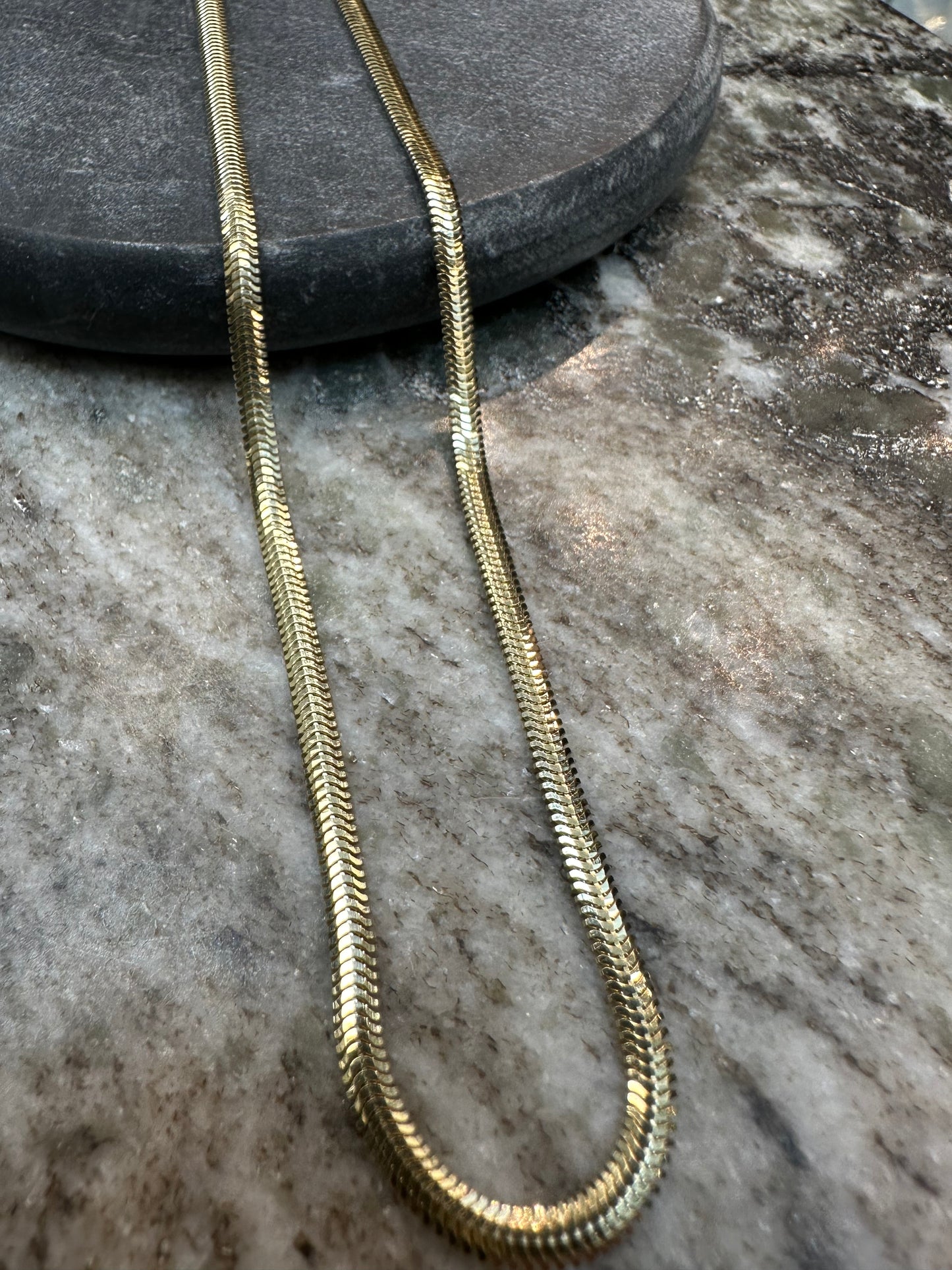14K Gouden Snake Collier