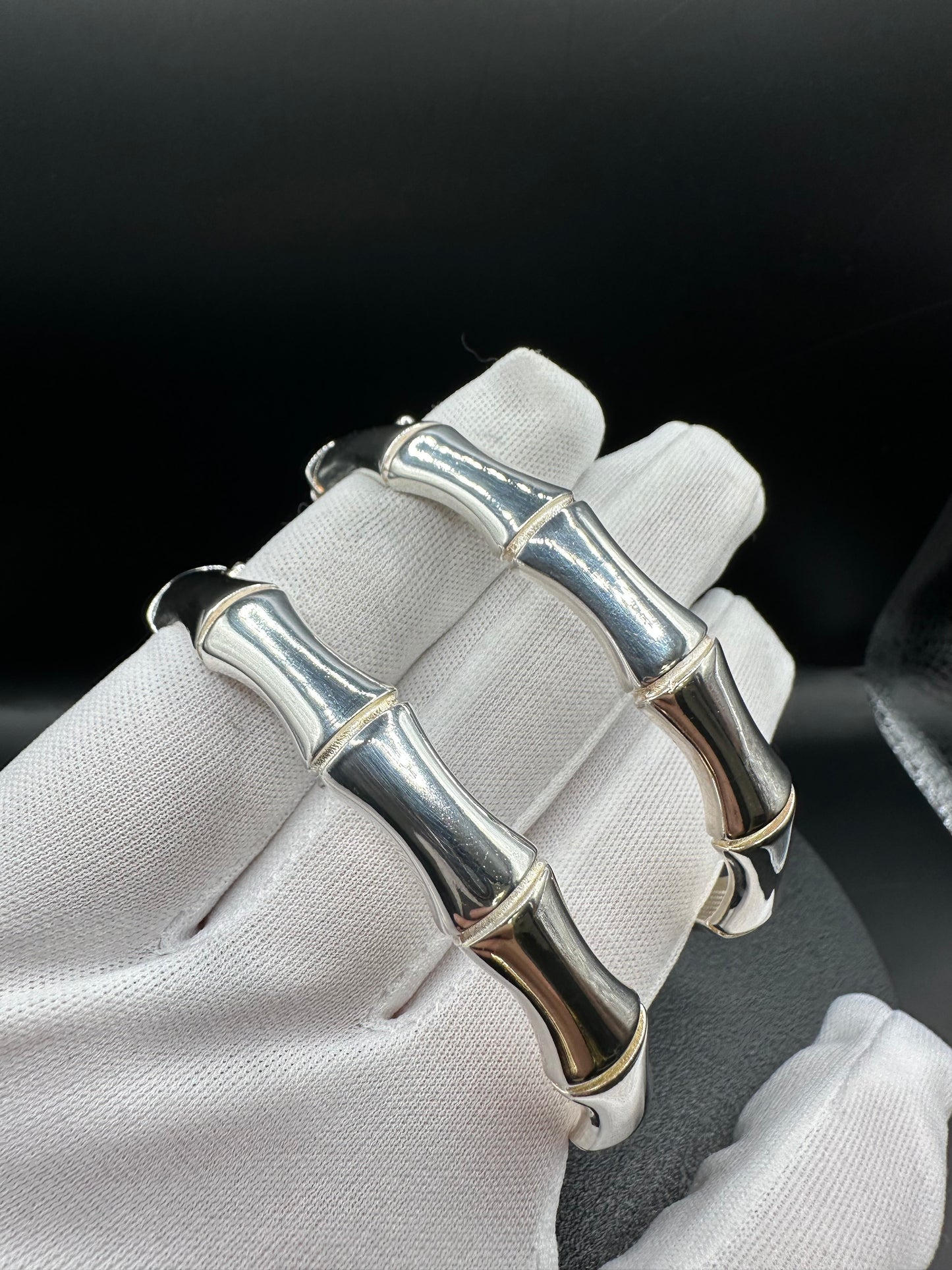 925 Zilveren Bambo Armband – Unisex