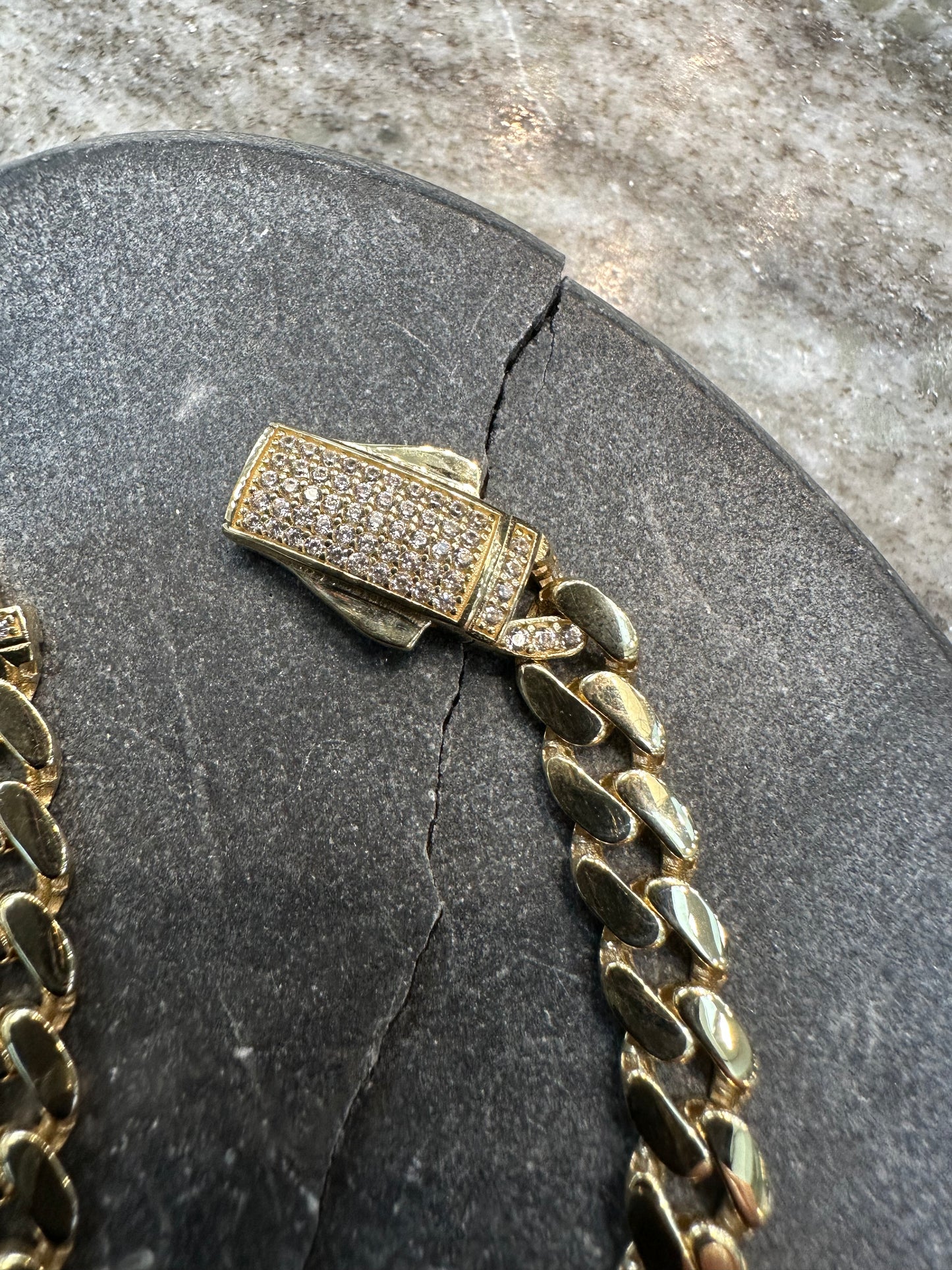Prachtige 14K Gouden Cubaan Armband – 21 cm | 6,7 mm | Tijdloos & Stijlvol