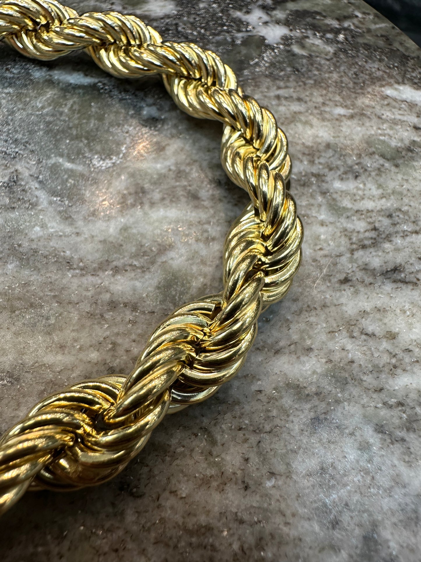 18K Gouden Rope Collier – 52 cm
