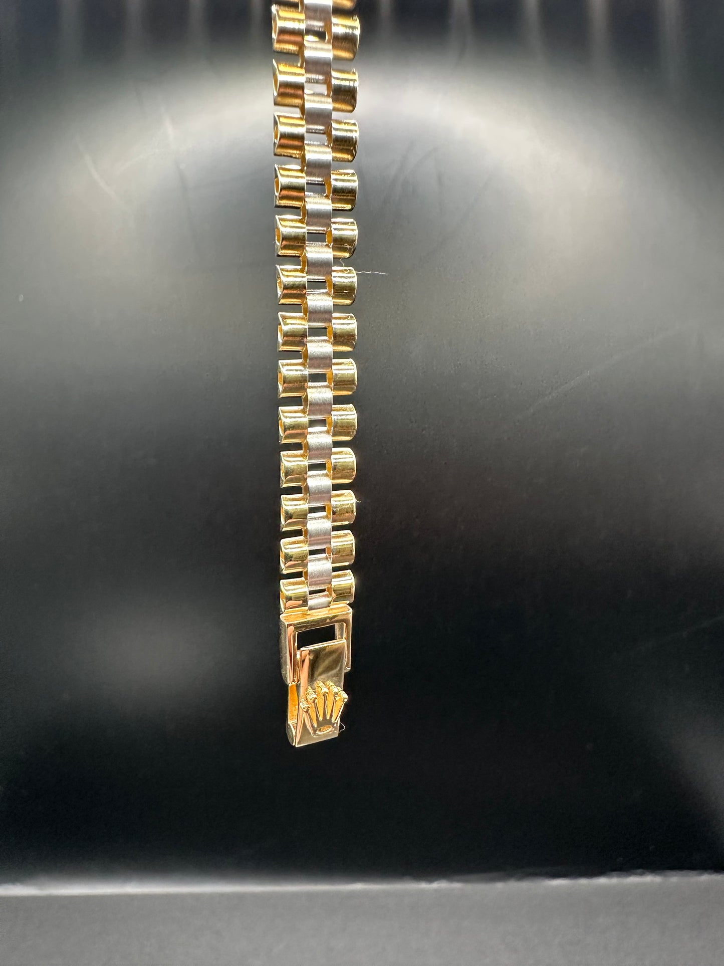 14K Gouden Bicolor President Armband – 20 cm