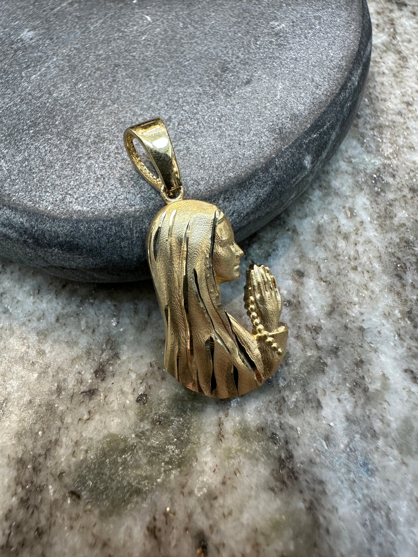 18K Gouden Maria Hanger