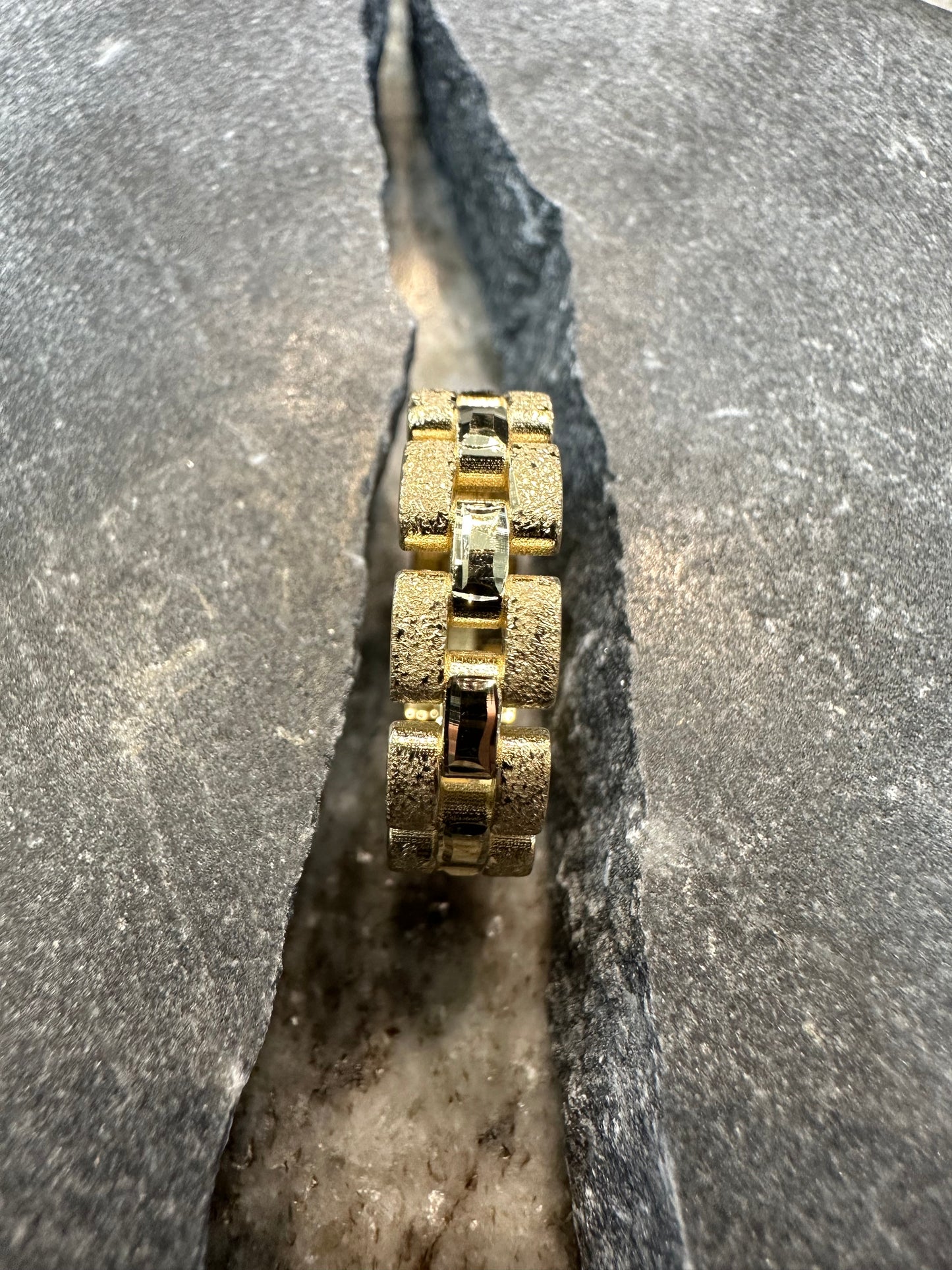 Prachtige 14K Gouden Rollie Ring