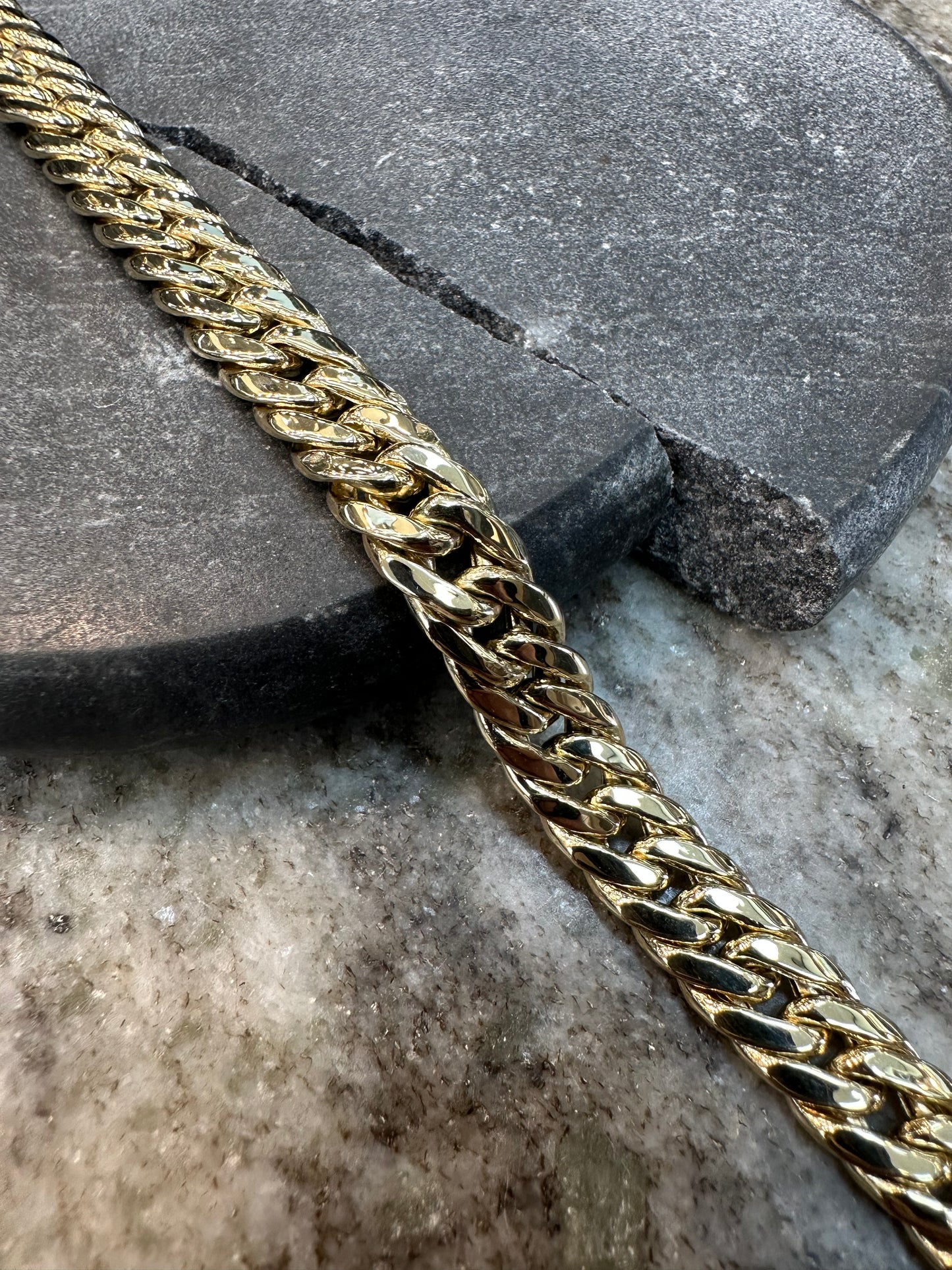 14K Gouden Miami Cubaan Link Armband – 19 cm | 8,2 mm | Stoer & Tijdloos