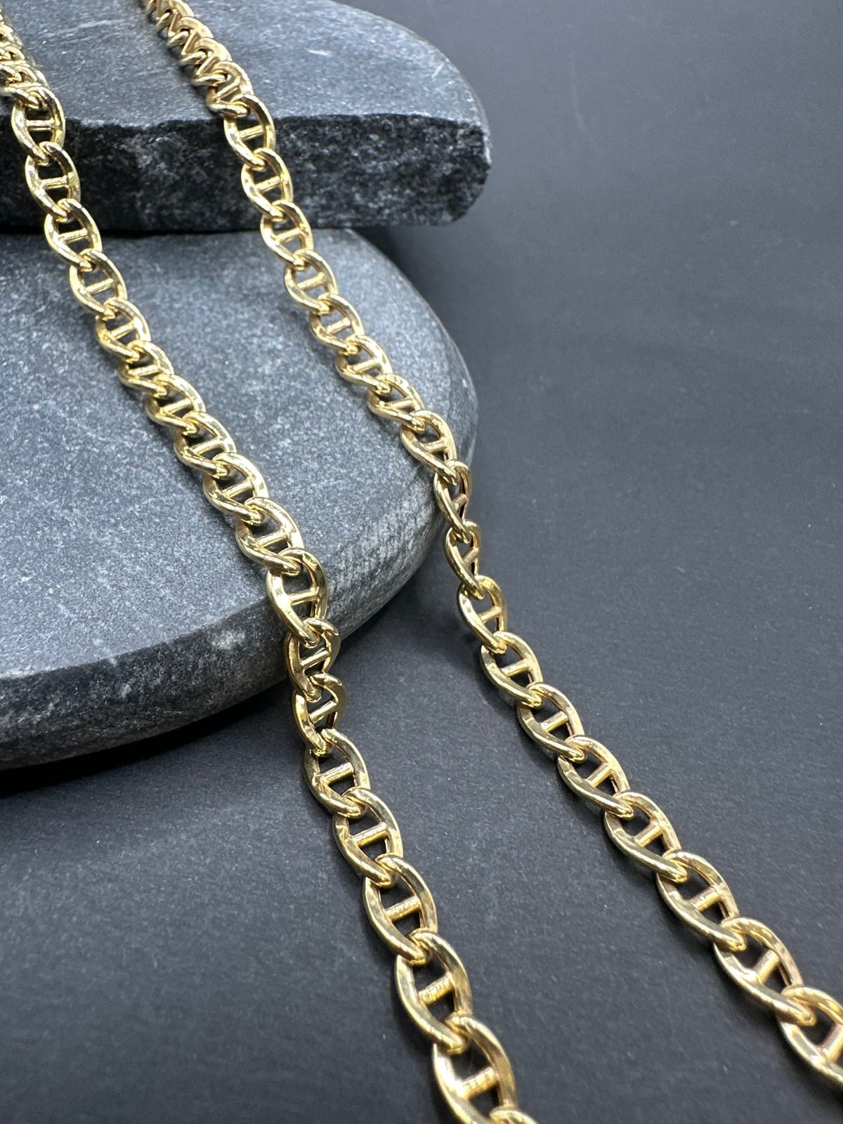 14K Gouden Schakelketting – 55 cm | 5,1 mm