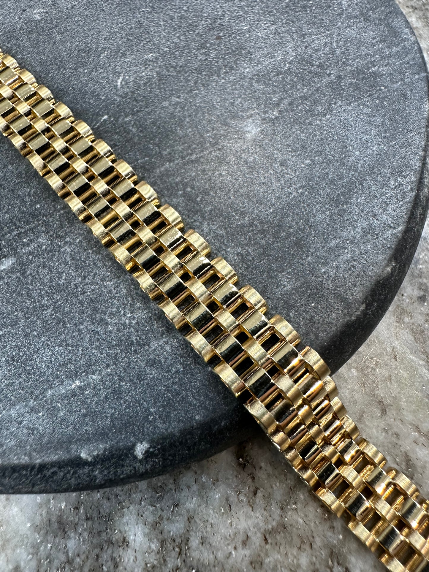 14K Gouden President Armband – 20 cm